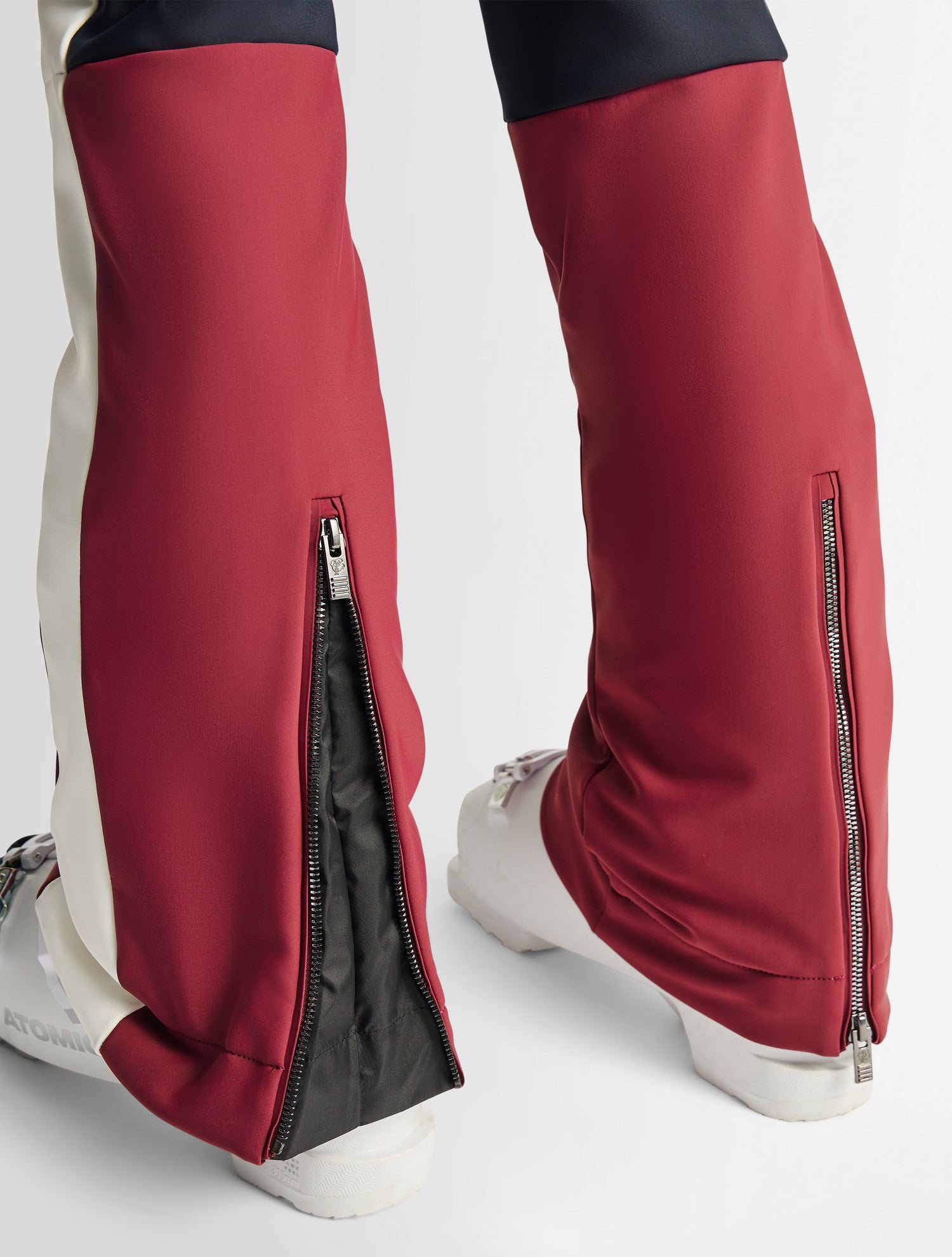 Combinaison de ski karei col tailleur coupe ajusté FUSALP Rouge