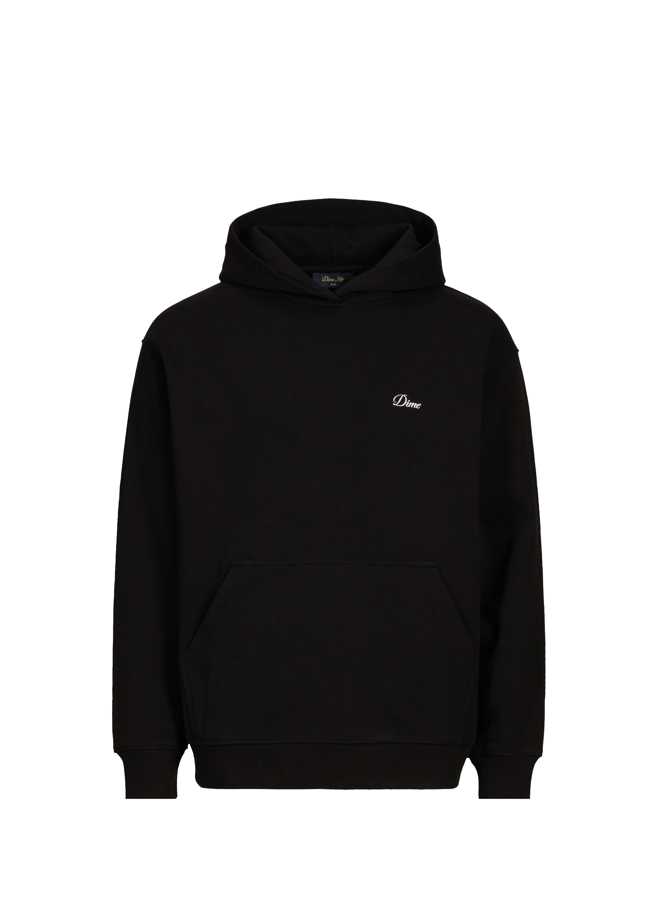 Hoodie à glissière en coton mélangé DIME Noir