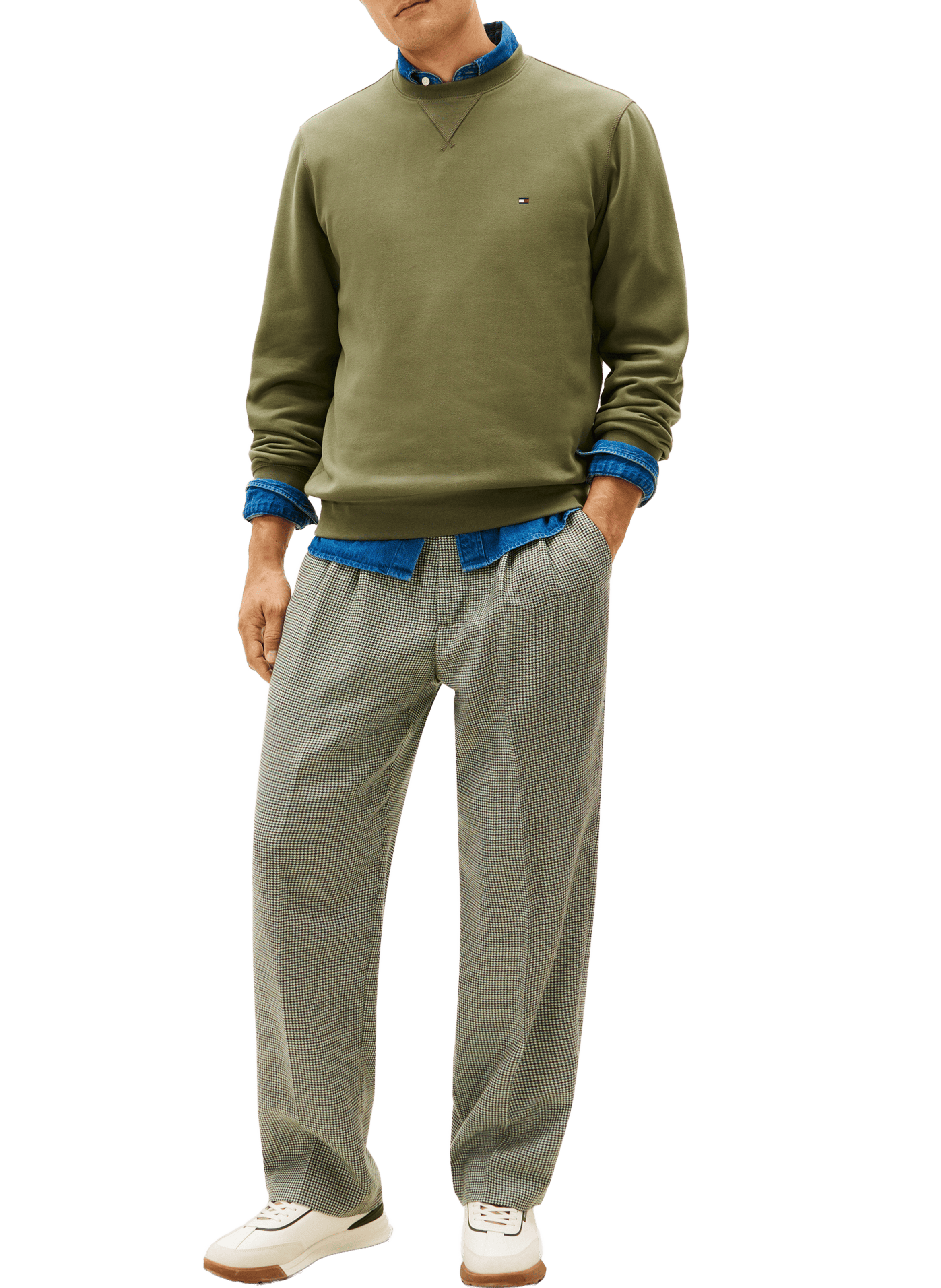 Cotton sweatshirt TOMMY HILFIGER Green