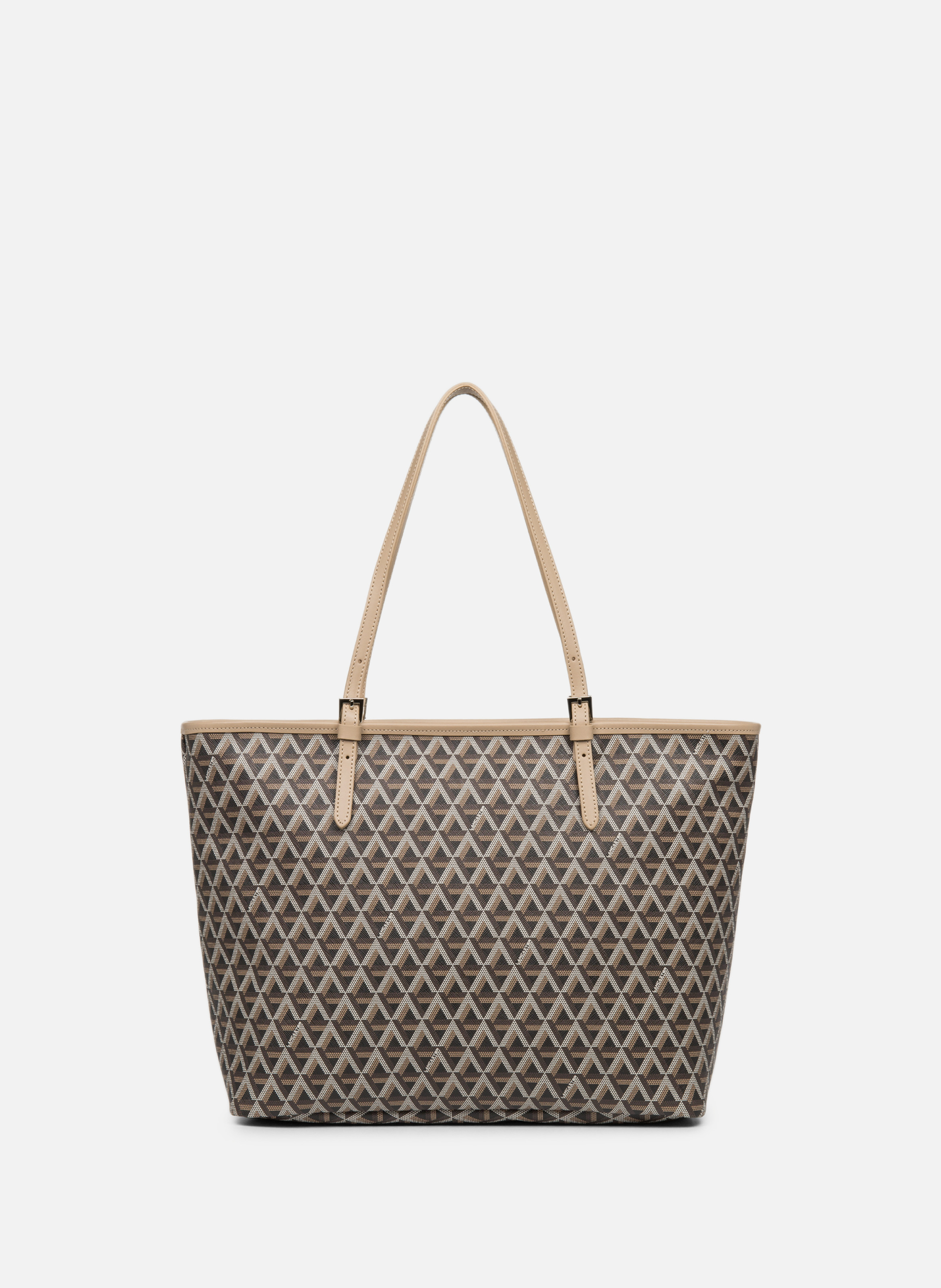 LANCASTER Grand sac cabas épaule - ikon Marron