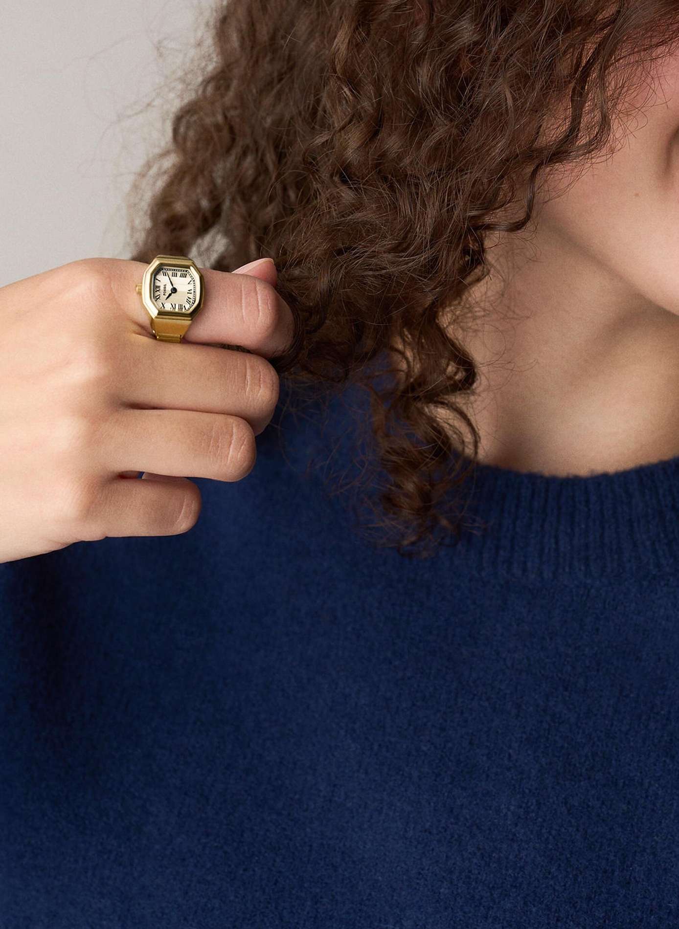 Montre classique en acier inoxydable FOSSIL Marron