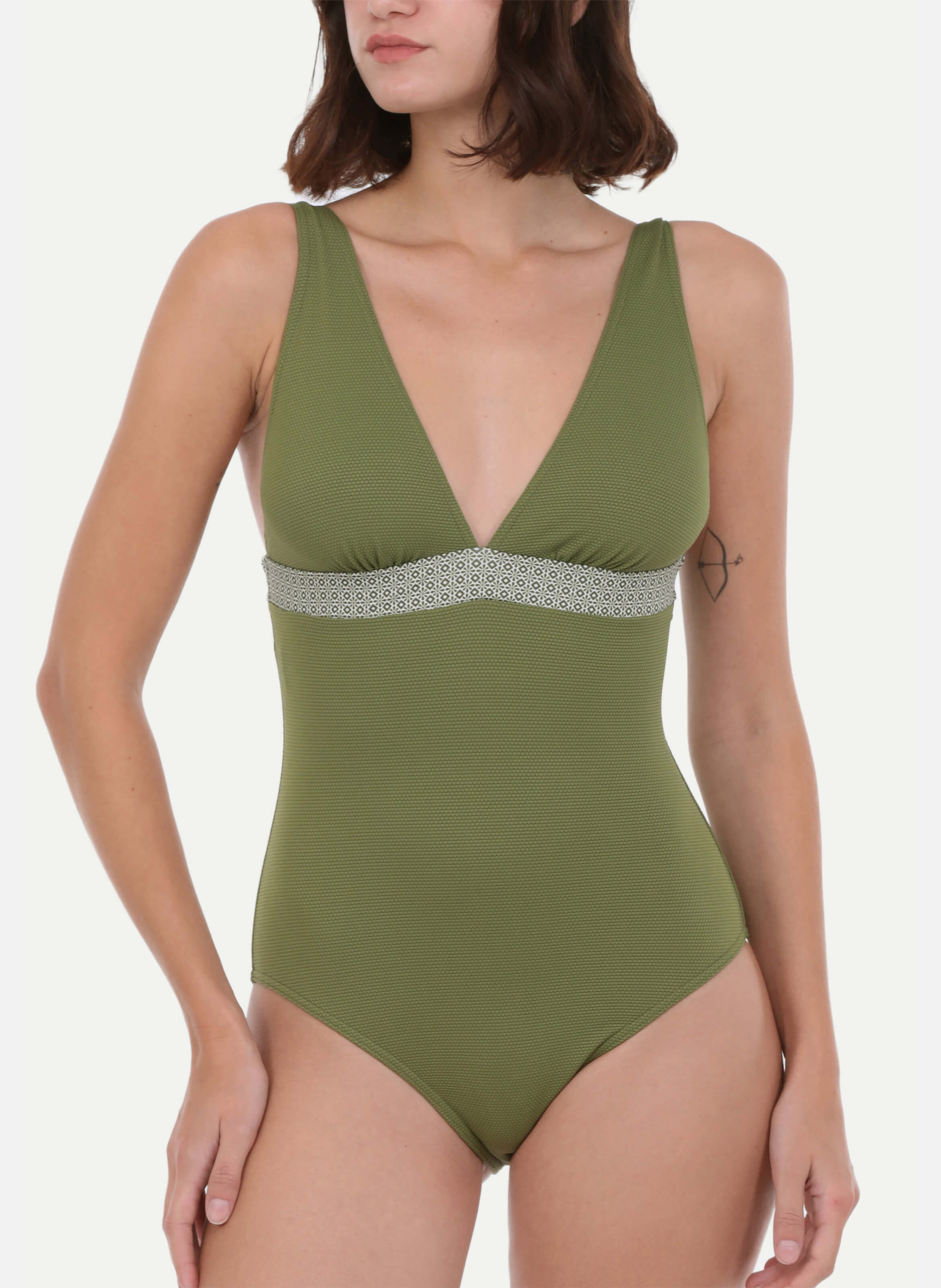 Maillot de bain une pièce   green olive GILI'S Vert