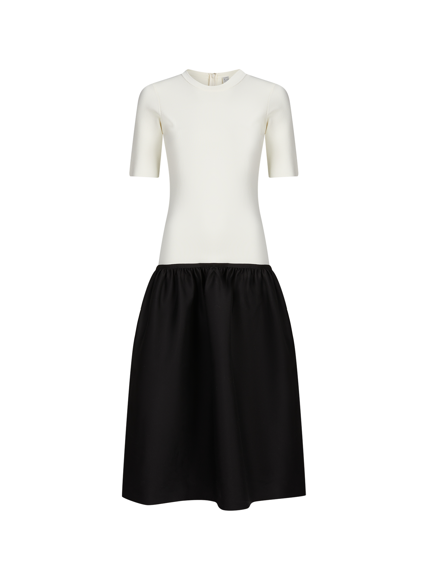 Wool and silk maxi dress TOTEME Beige