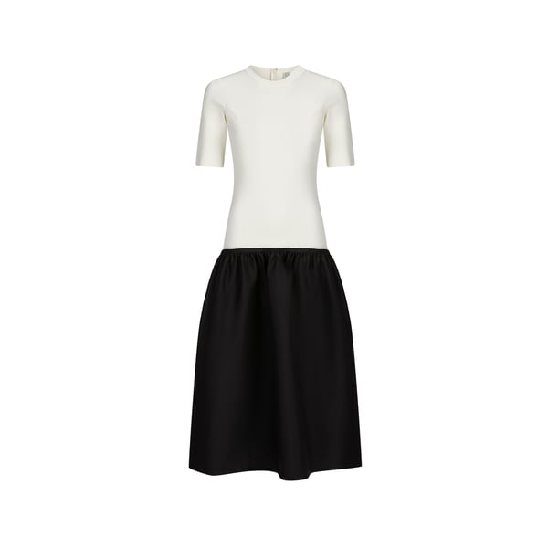 Toteme Robe longue en laine et soie