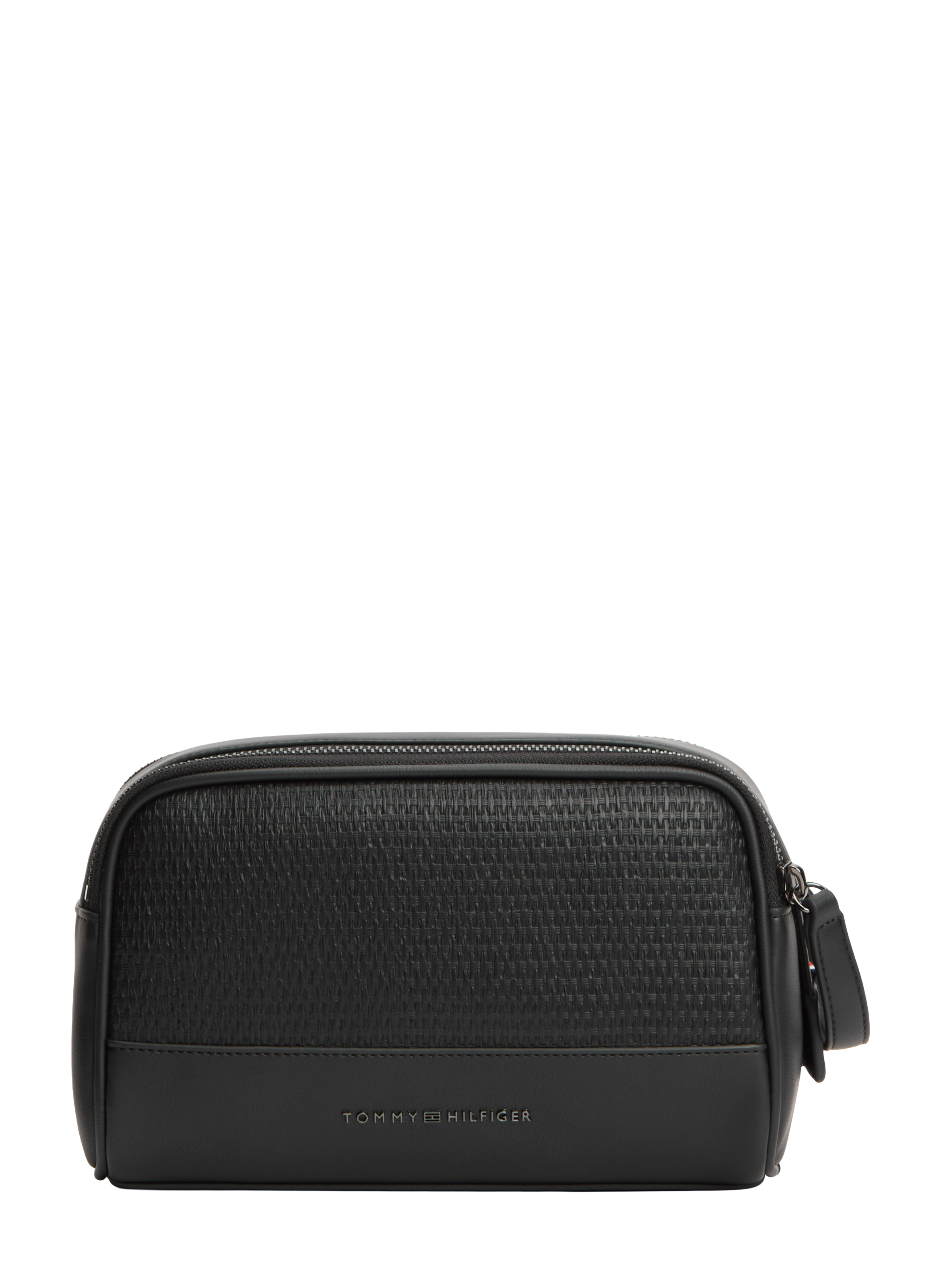 Toiletry bag with logo TOMMY HILFIGER Black