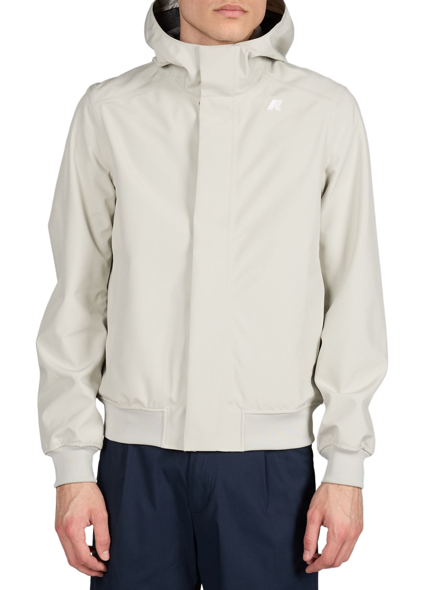 Hooded Jacket K-WAY Beige