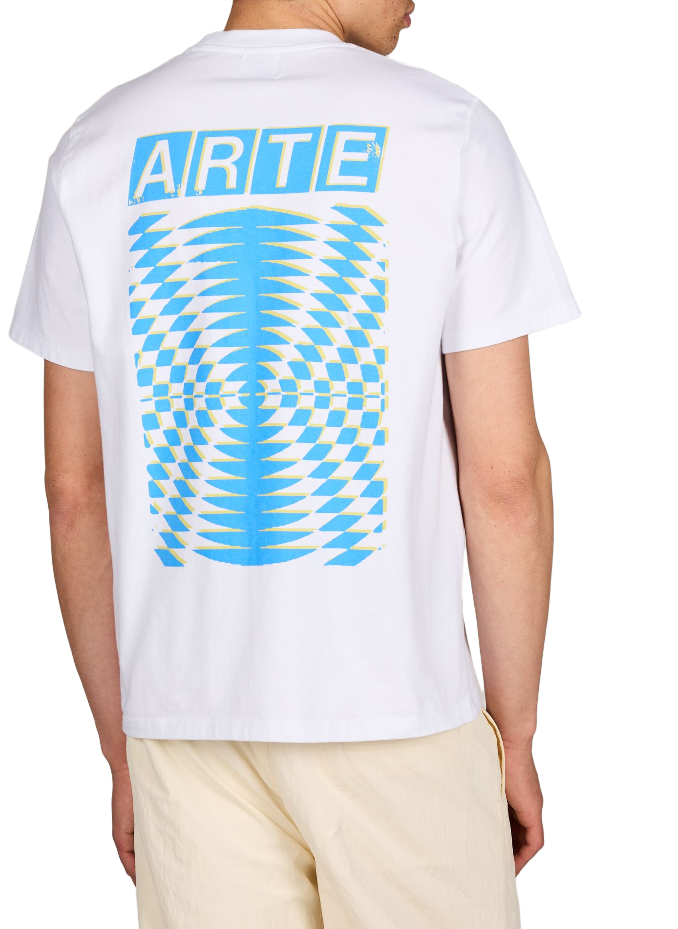 T-shirt stampato sul retro in cotone ARTE ANTWERP Bianco