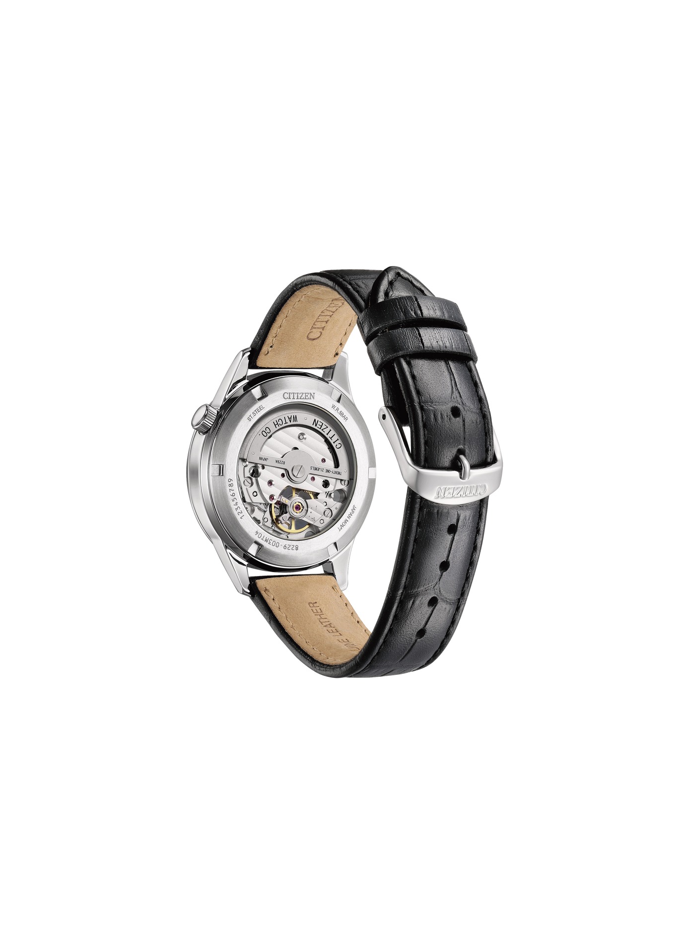 Montre automatique Platform en cuir CITIZEN Noir