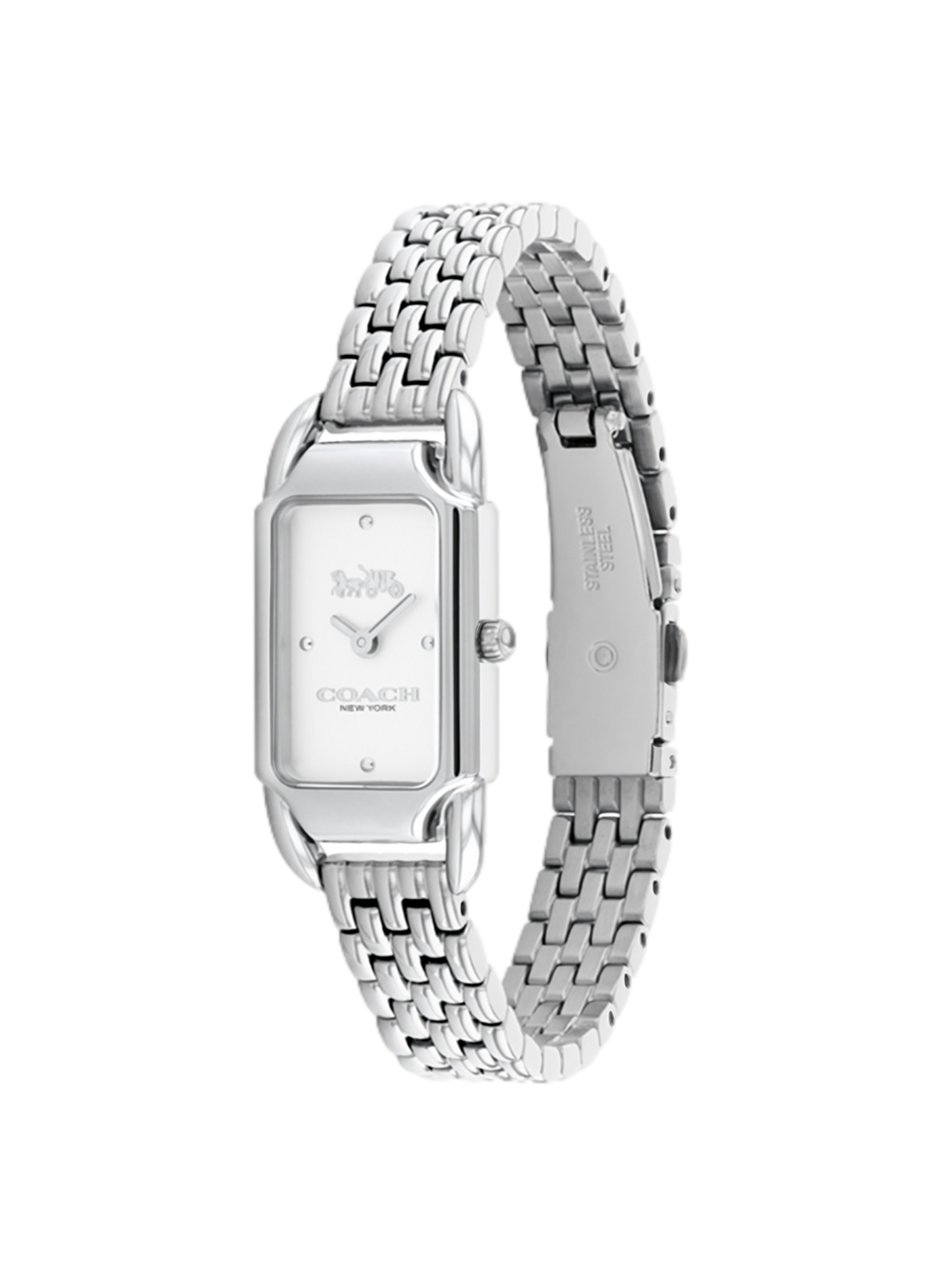 Montre quarz Cadie en acier inoxydable COACH MONTRES Argent