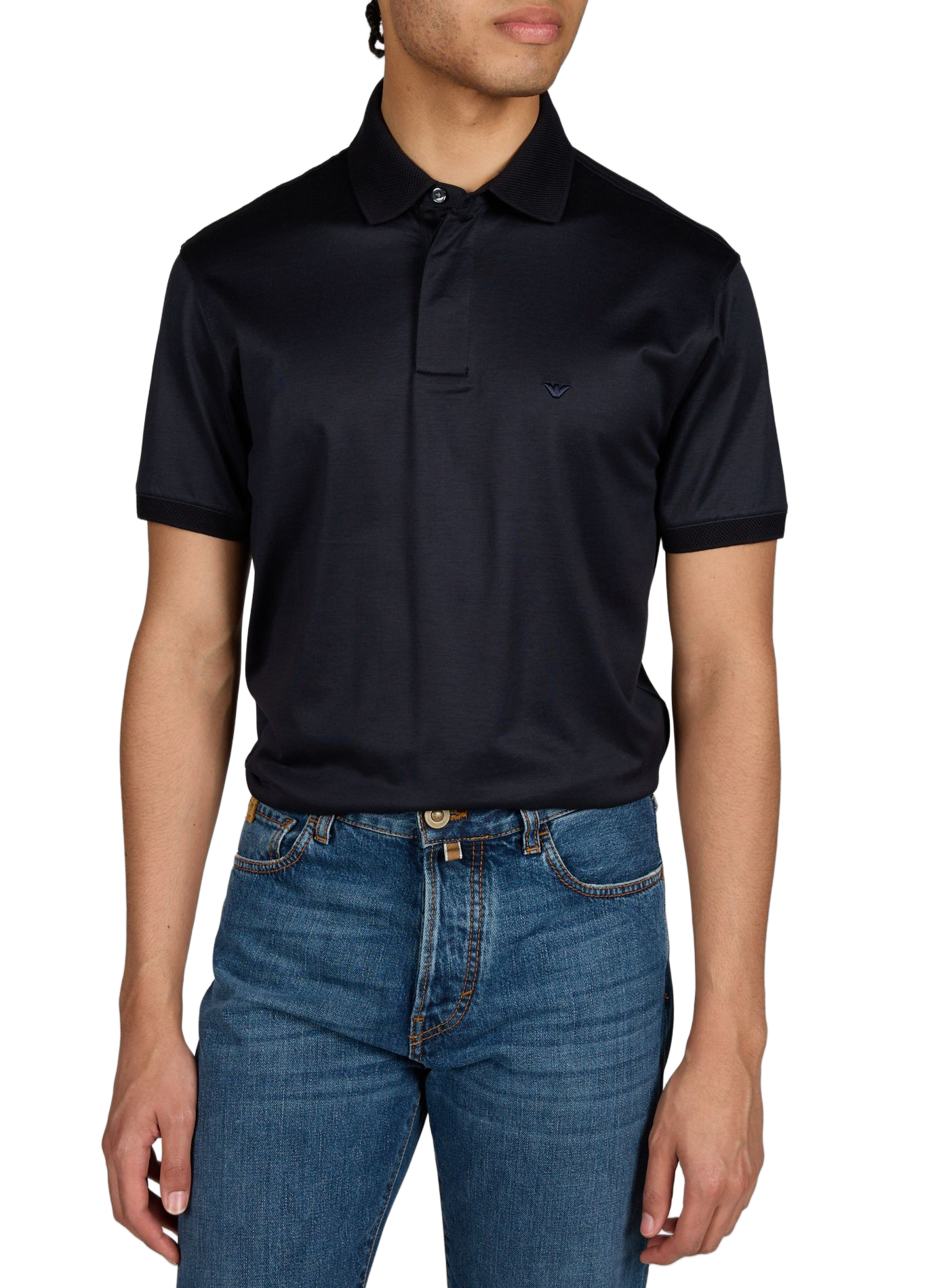 Short-sleeve polo shirt EMPORIO ARMANI Blue