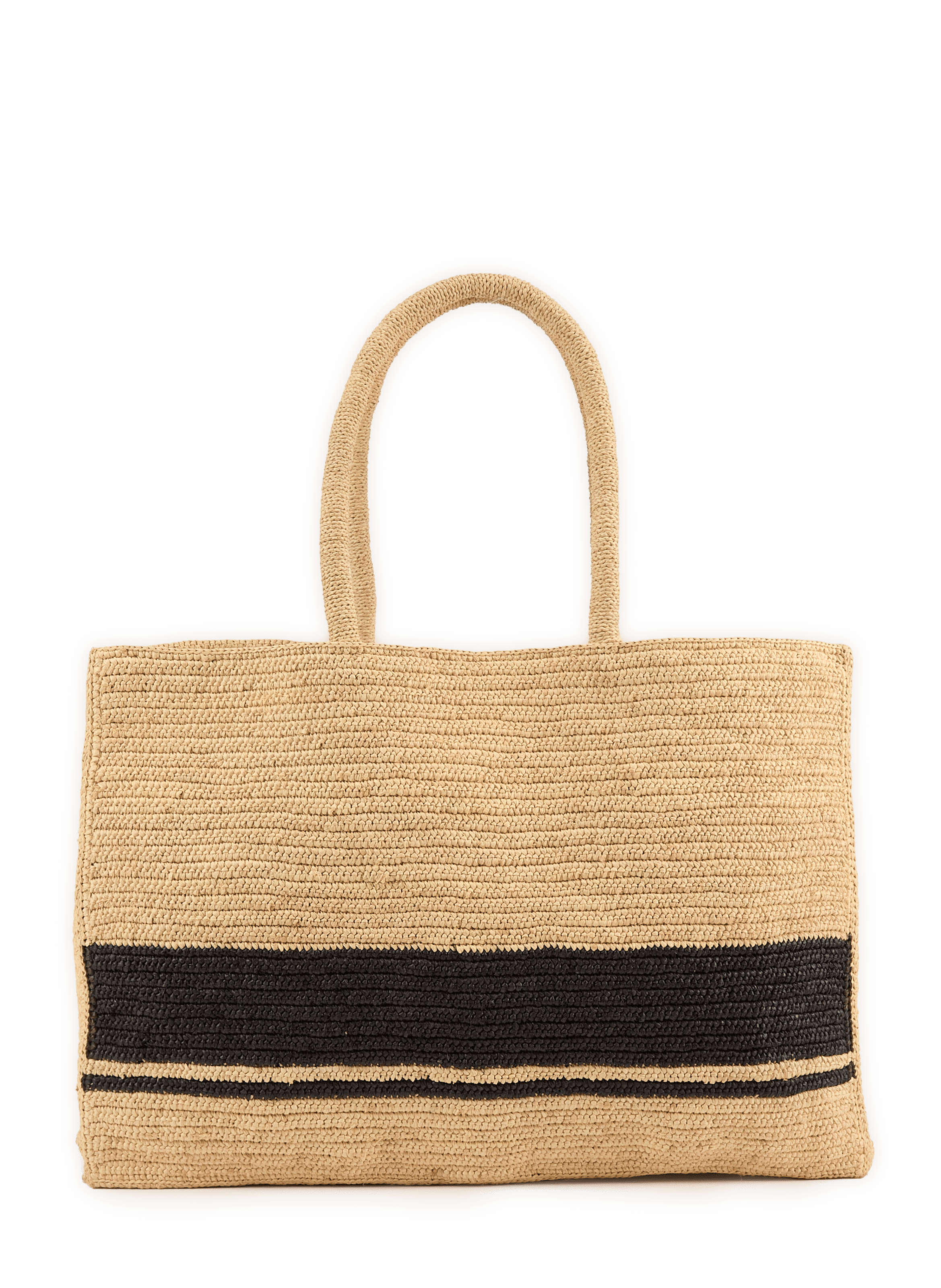 Sac cabans en raphia SAISON 1865 Noir