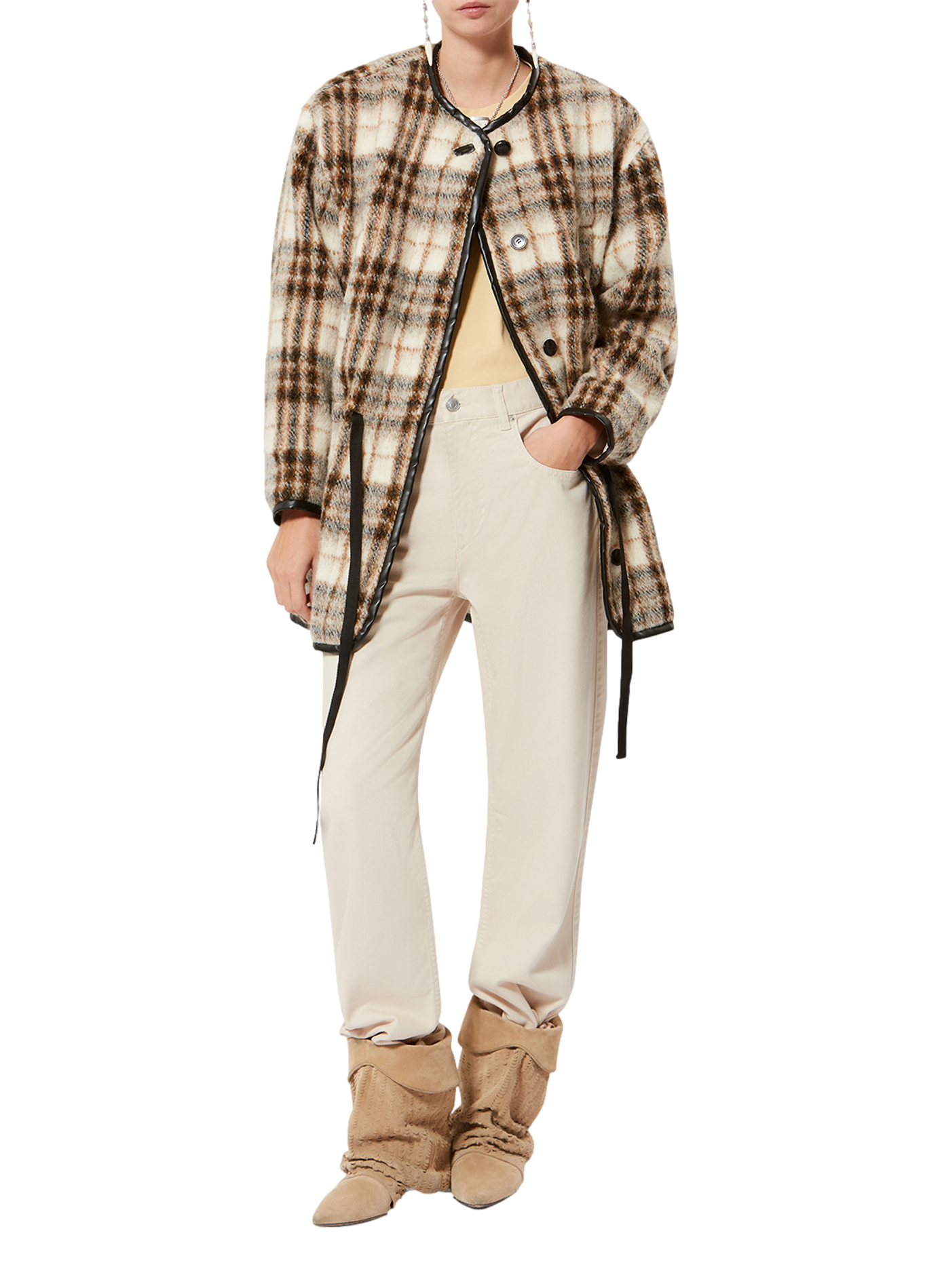 Bootcut denim jeans by Belvira ISABEL MARANT White