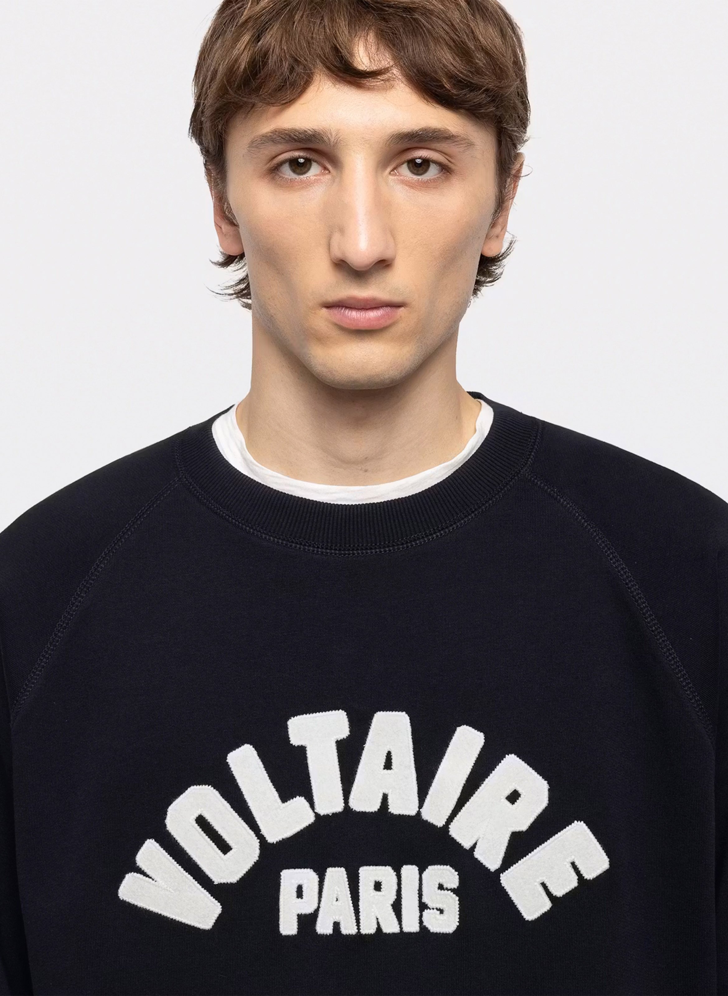 Sweat droit en coton sunco mo voltaire paris ZADIG&VOLTAIRE Bleu