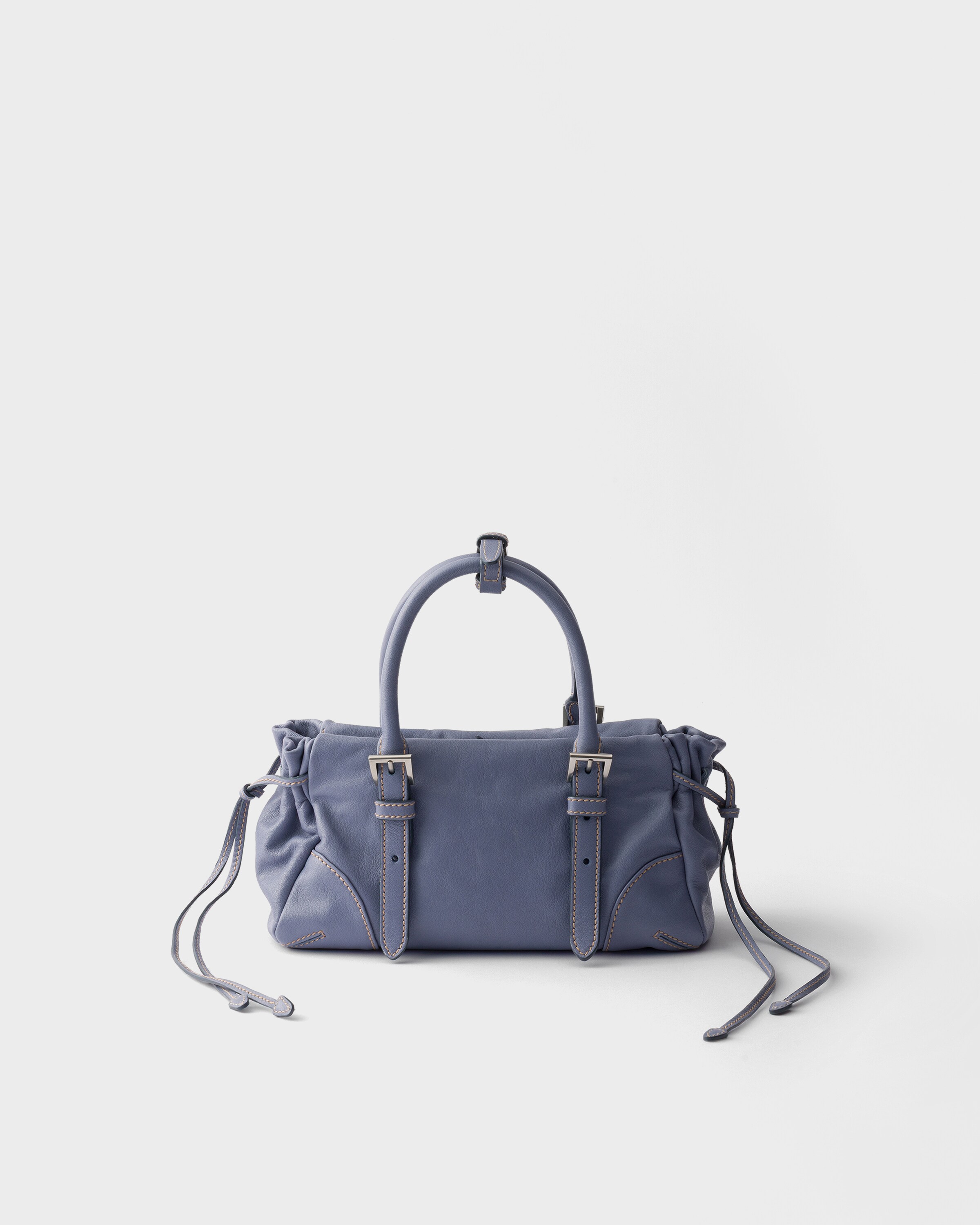 Petit sac prada karin en cuir PRADA Bleu