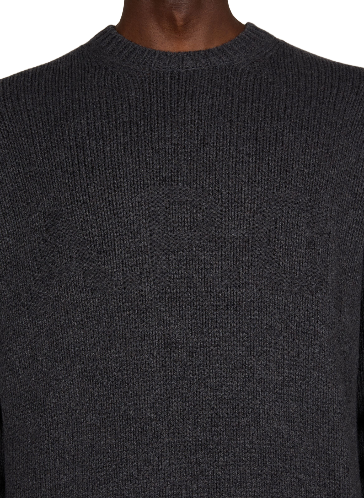 Round neck wool straight sweater A.P.C. Grey