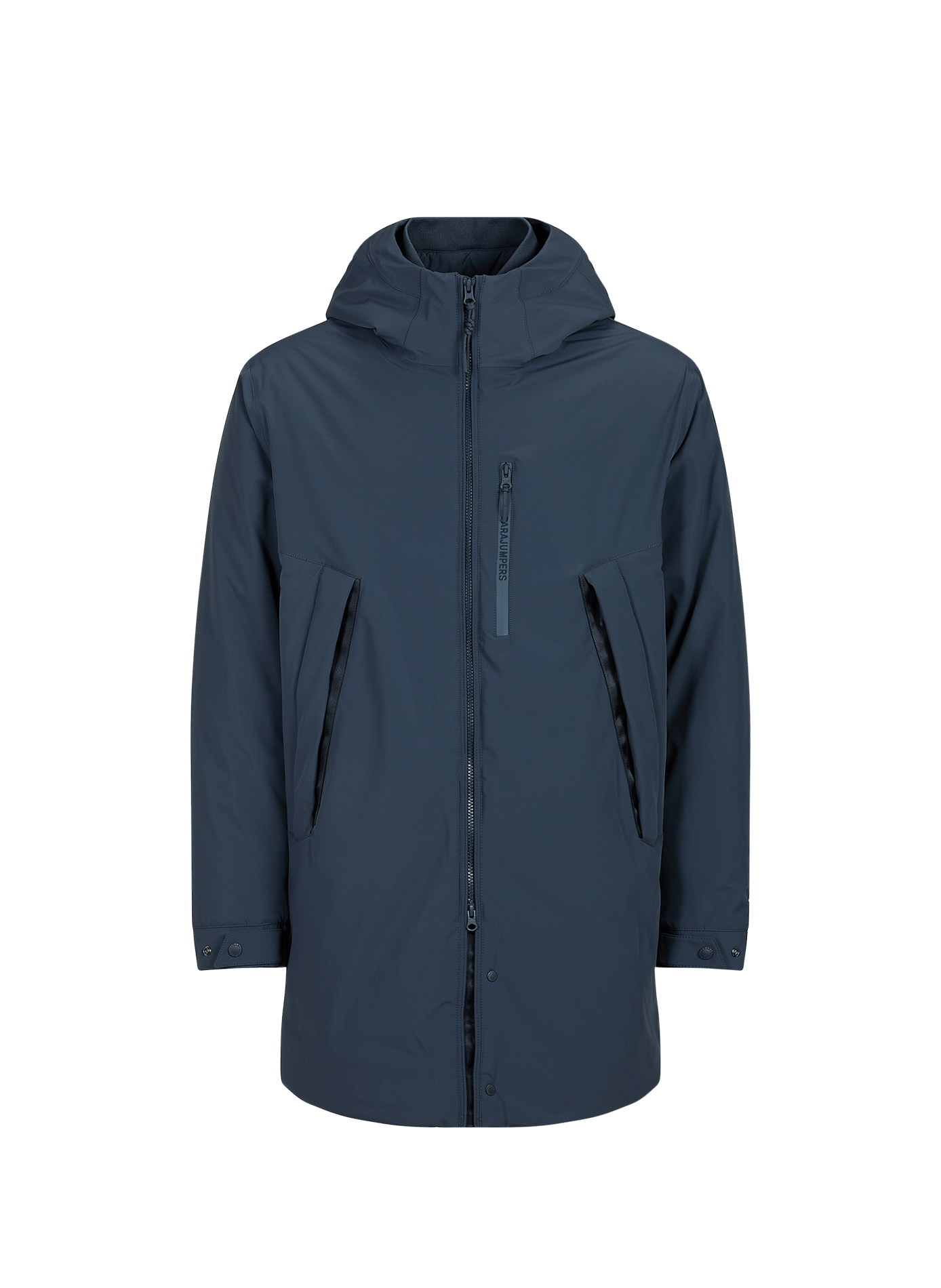 Parka Gerade Stehkragen PARAJUMPERS Blau