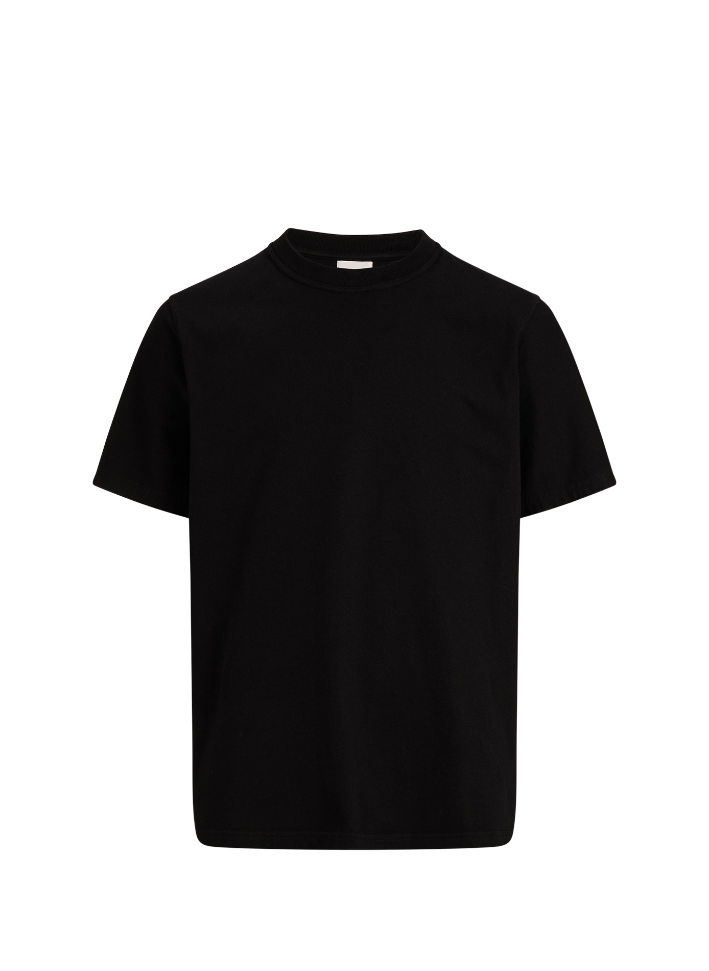 Straight fit round neck printed cotton T-shirt ARTE ANTWERP Black