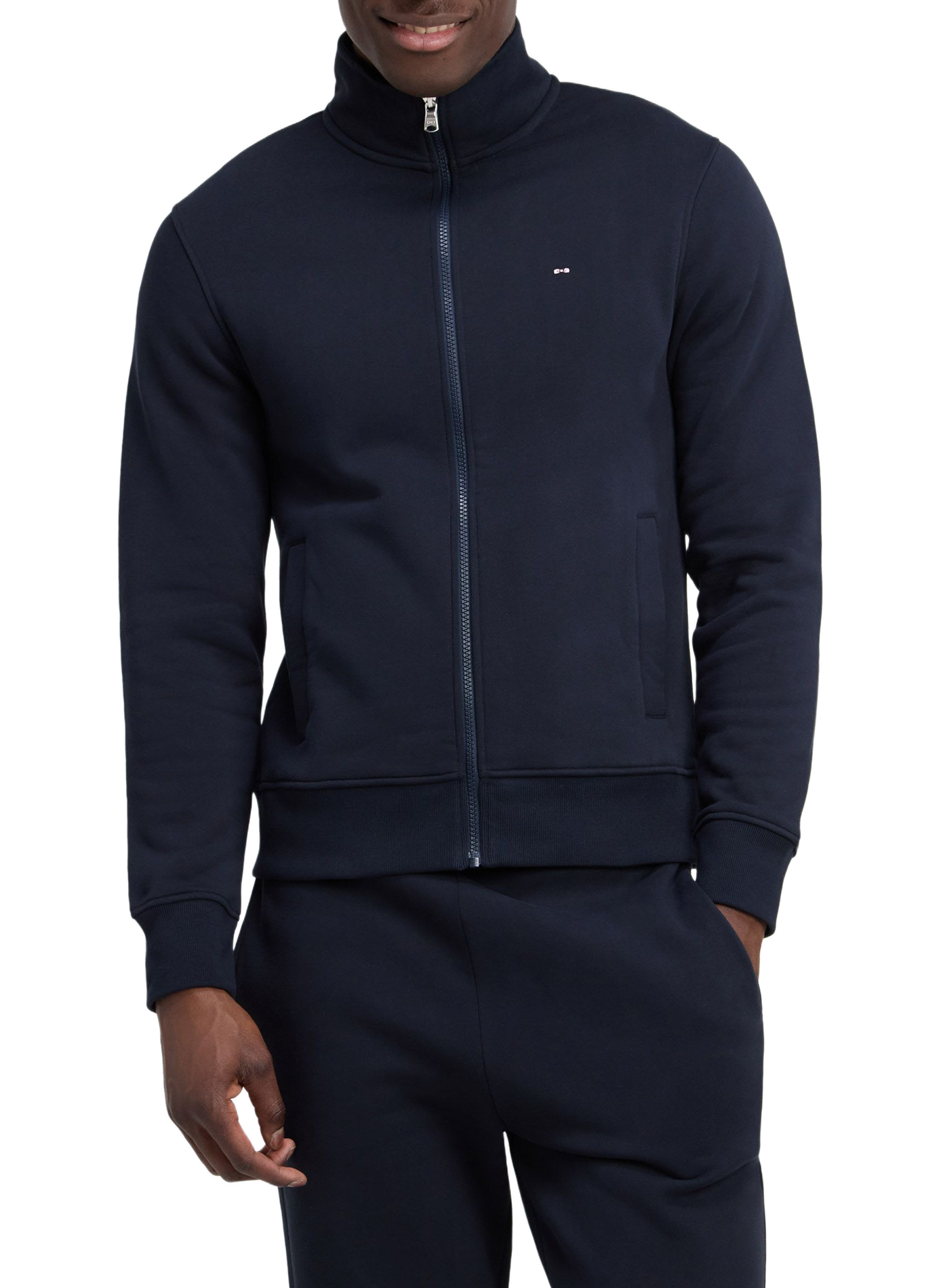Sweat slim en coton EDEN PARK Blau