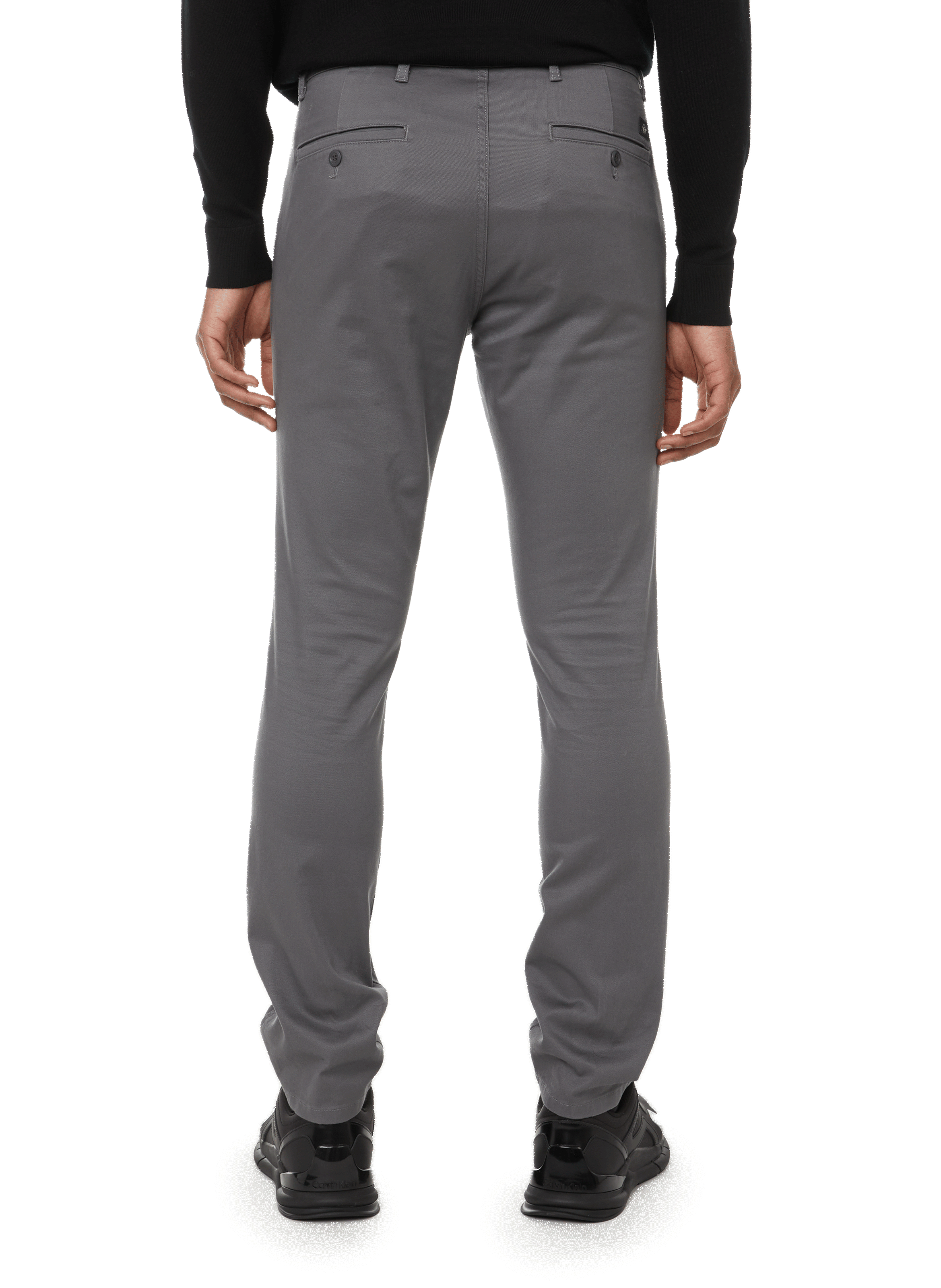 Pantalon chino skinny Gris