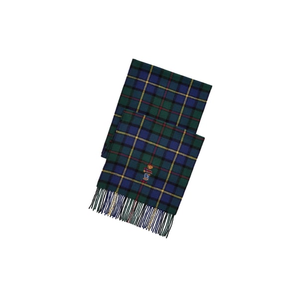 Echarpe tartan en laine