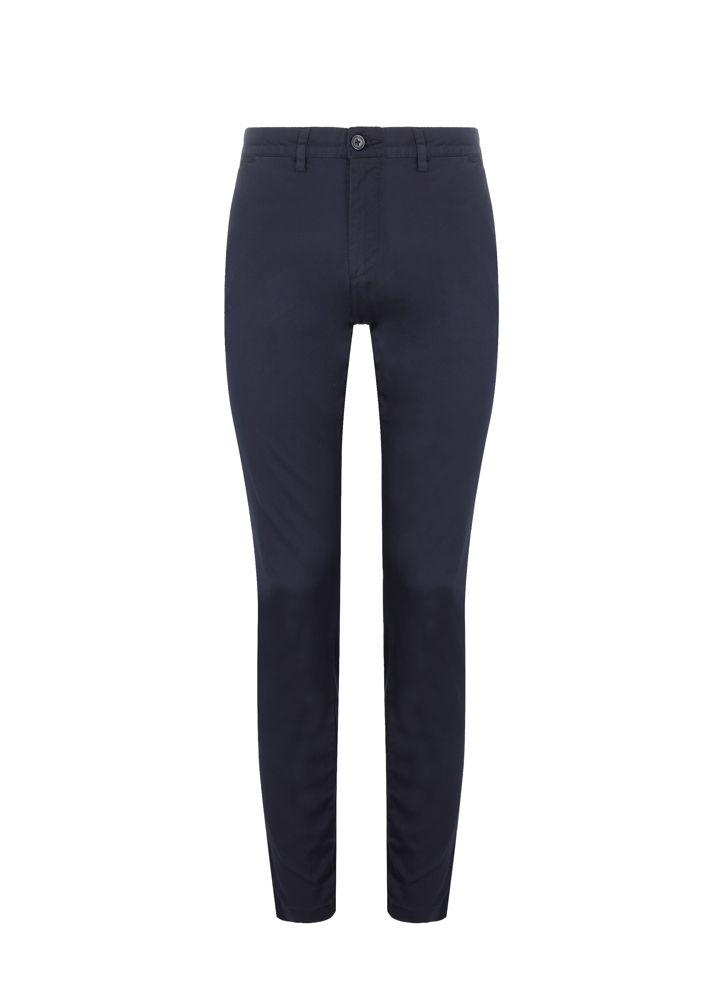 Slim-fit cotton trousers  SELECTED Blue