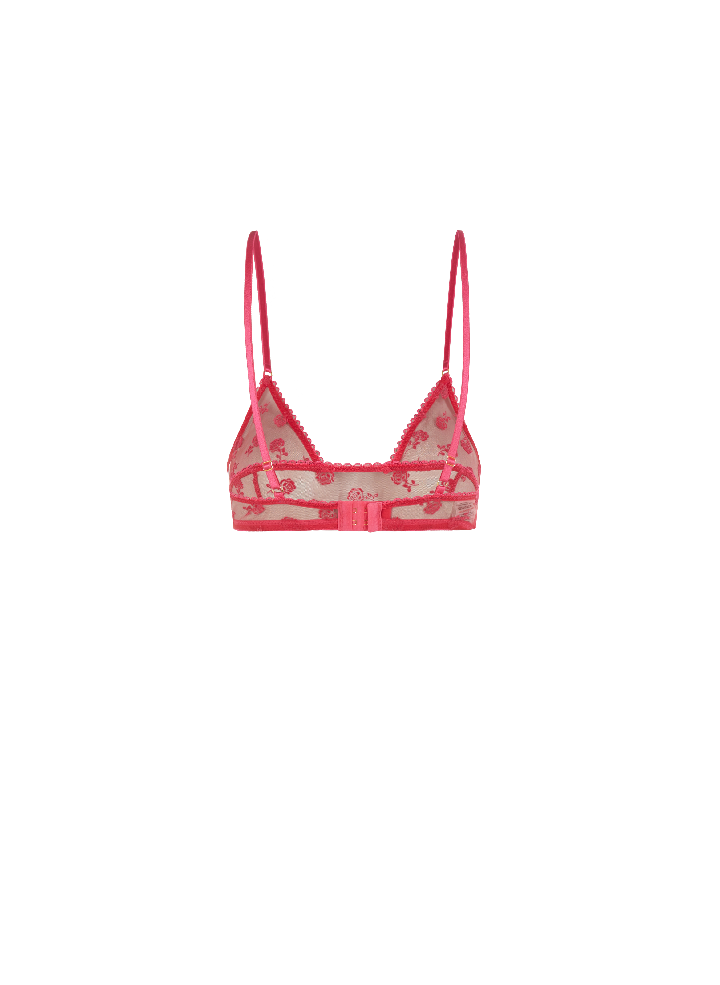 Brassière en dentelle  LE PETIT TROU Rouge