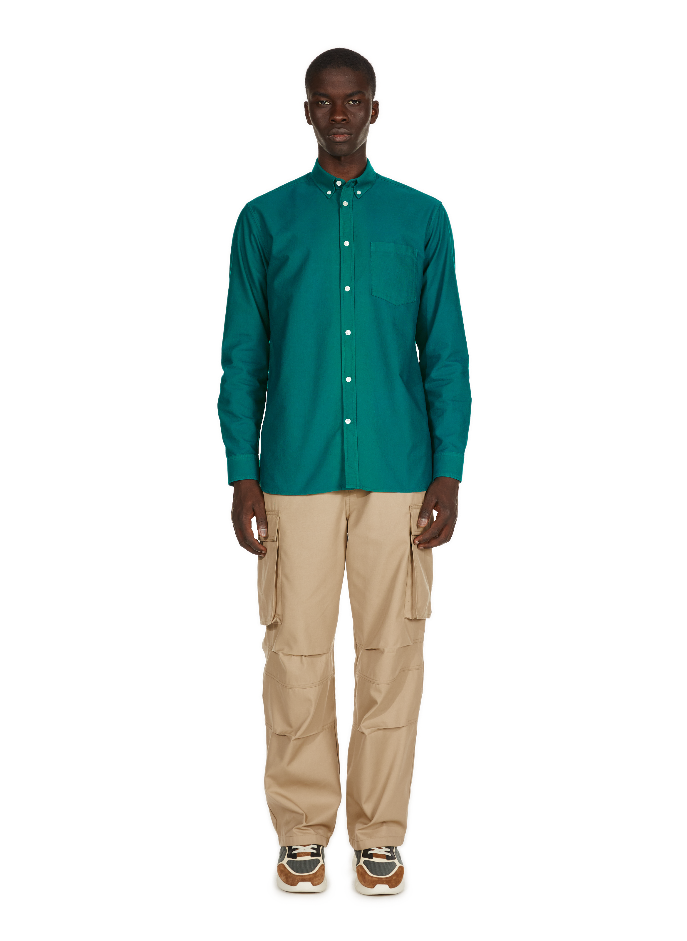 Pantalon cargo Earl en velours côtelé  SAISON 1865 Beige