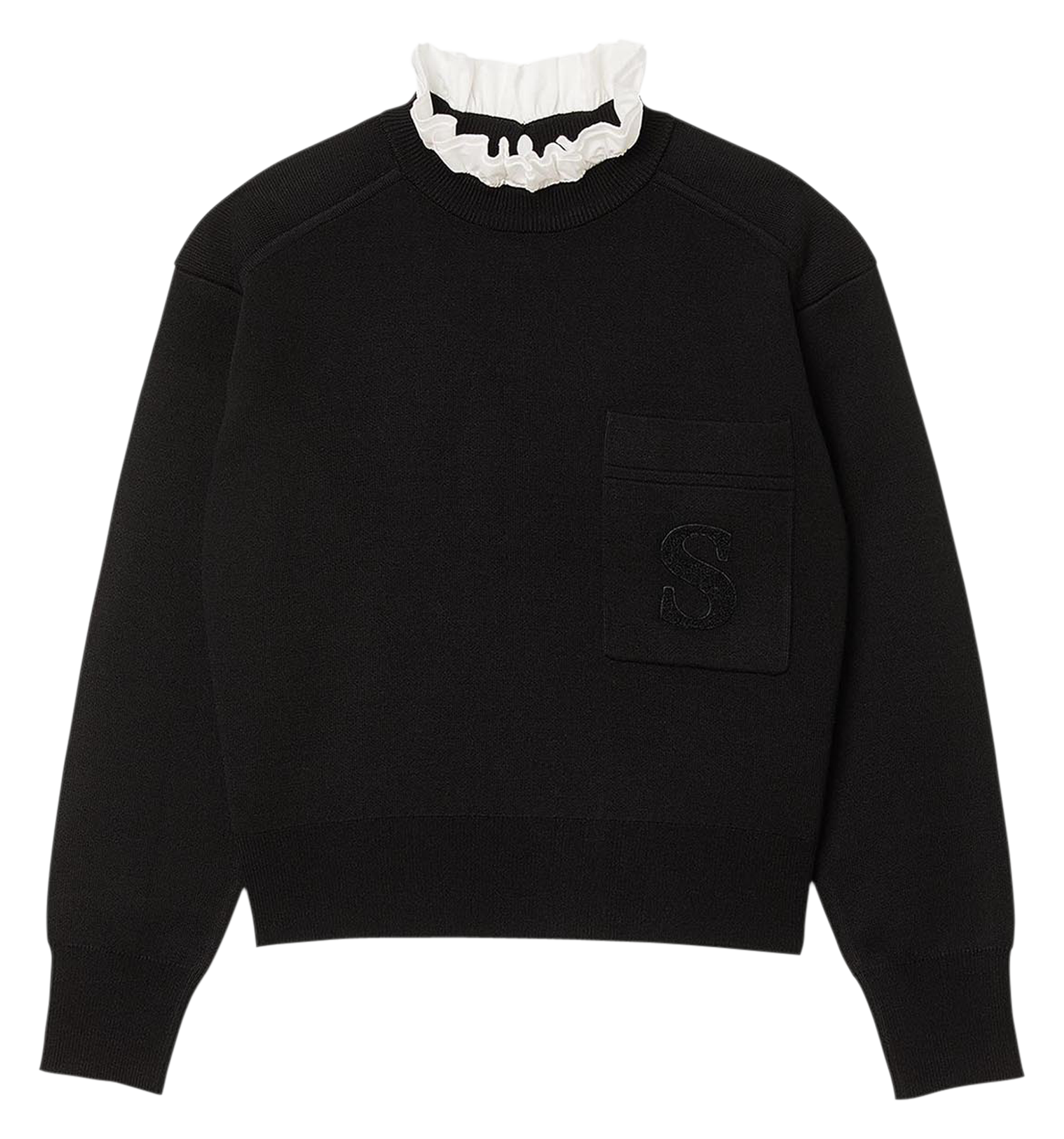 Pull Sandro Noir - Taille 38/40 (M) - Occasion En Très Bon état