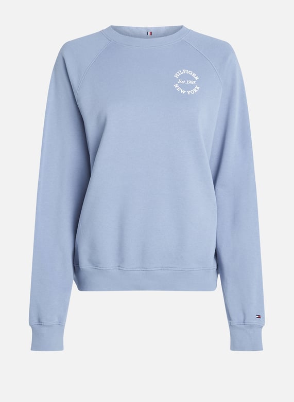 Tommy Hilfiger Sweat Coloré Femme Sweat Uni à Motif Tommy