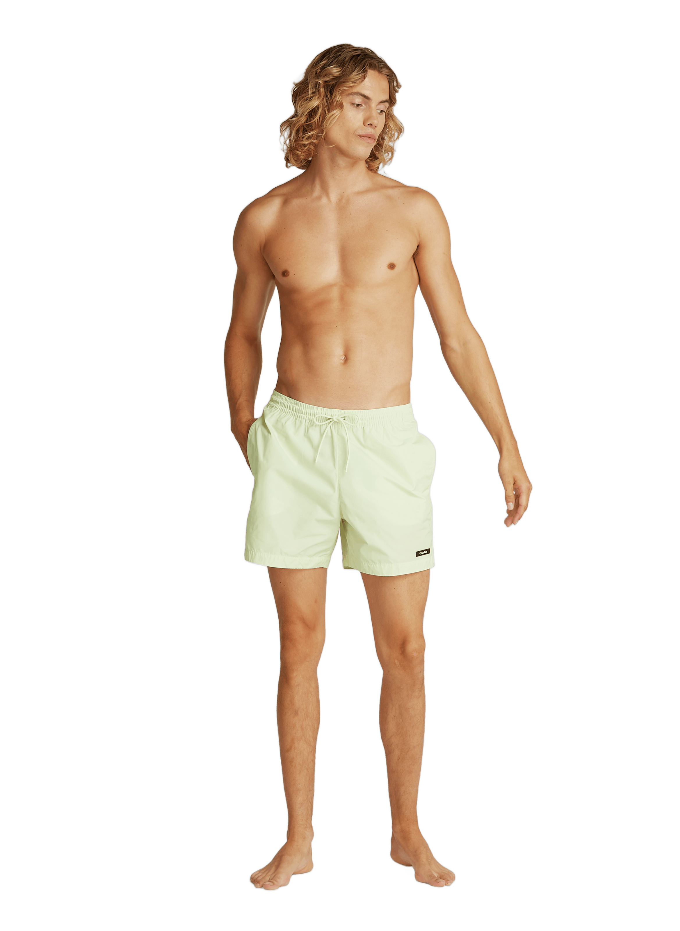 Short de bain CALVIN KLEIN Jaune