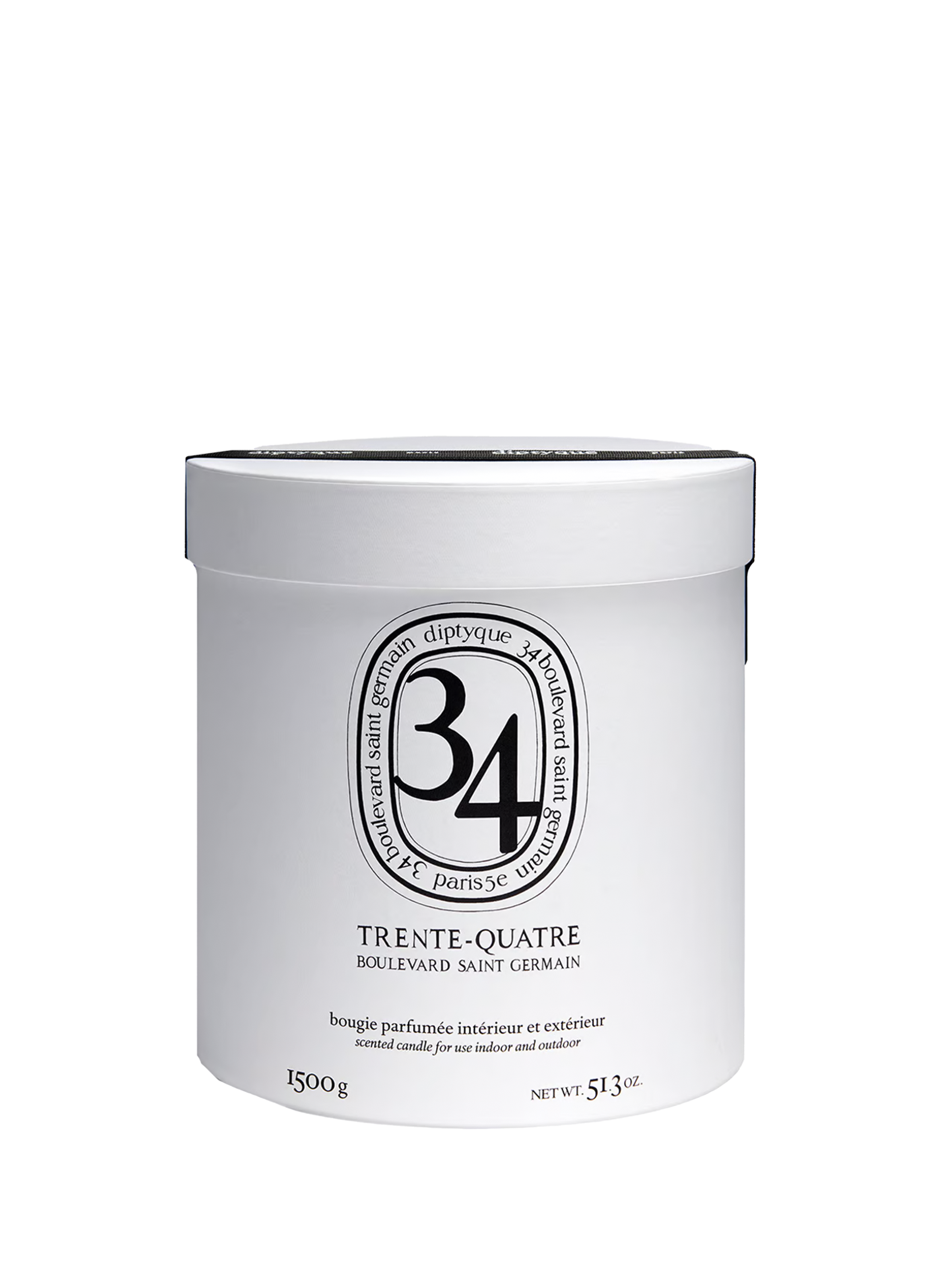 Bougie très grand modèle 34 boulevard Saint Germain No color