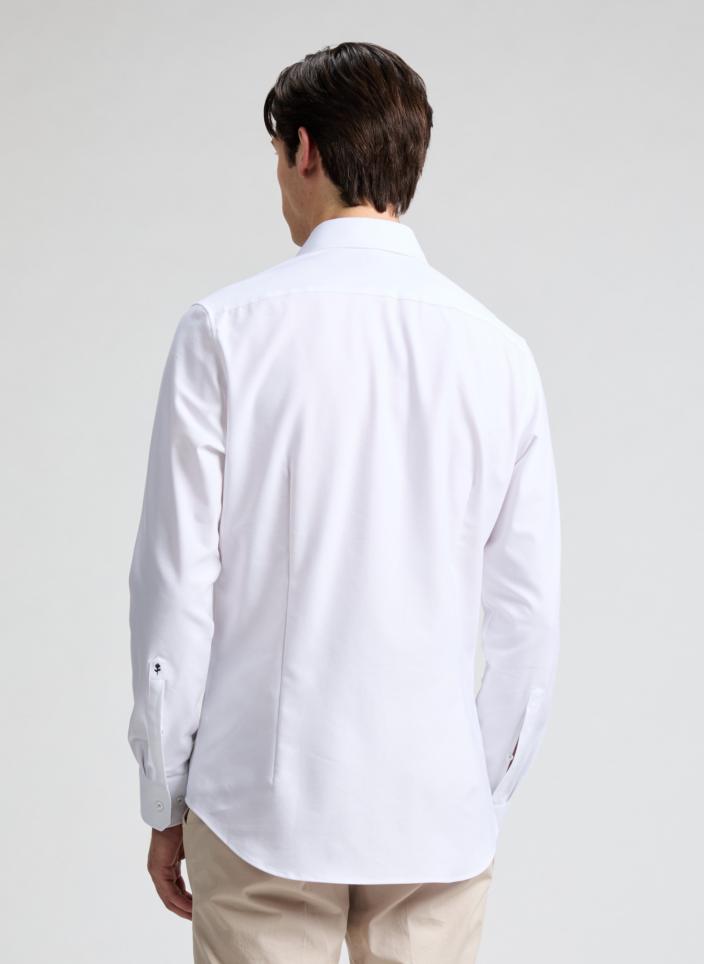 Chemise regular en coton SEIDENSTICKER Blanc
