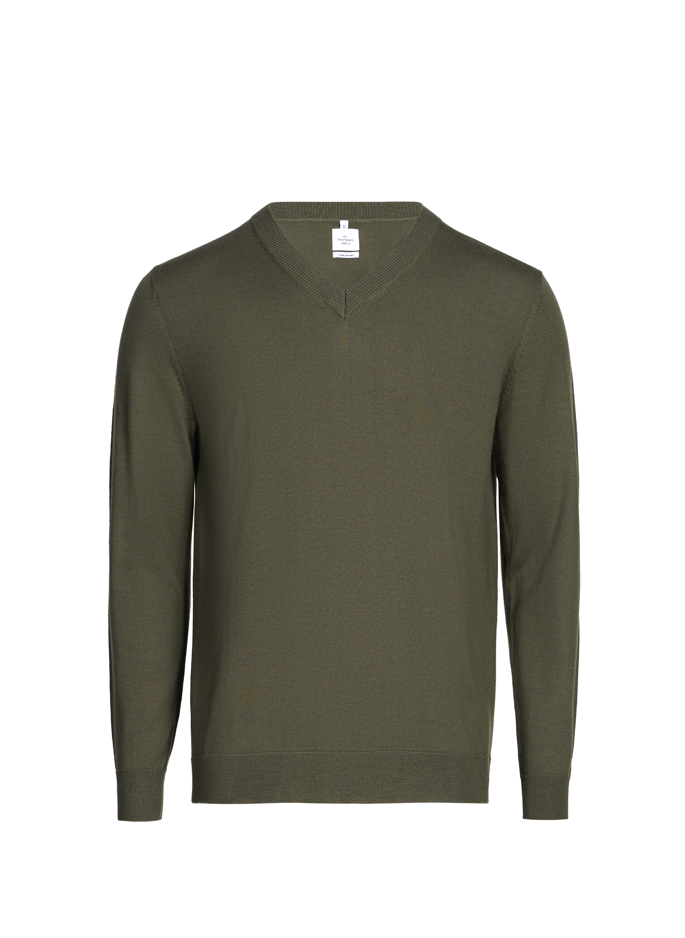 Merino wool jumper AU PRINTEMPS PARIS Green