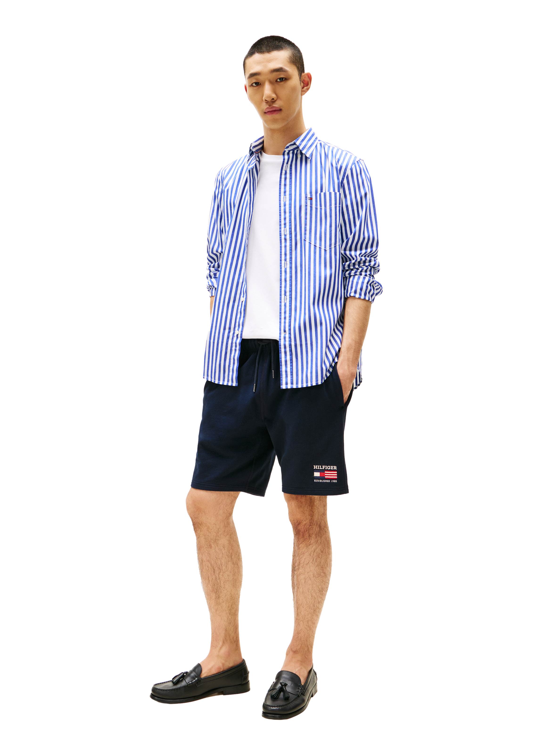 Short regular in cotton TOMMY HILFIGER Blue