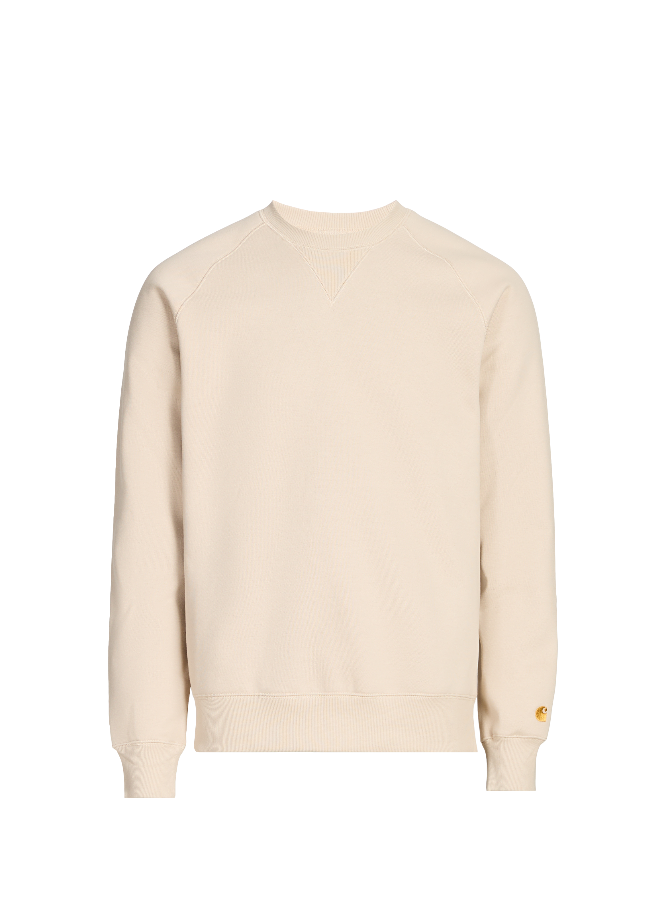 Oversized cotton screen-printed sweatshirt CARHARTT WIP Beige