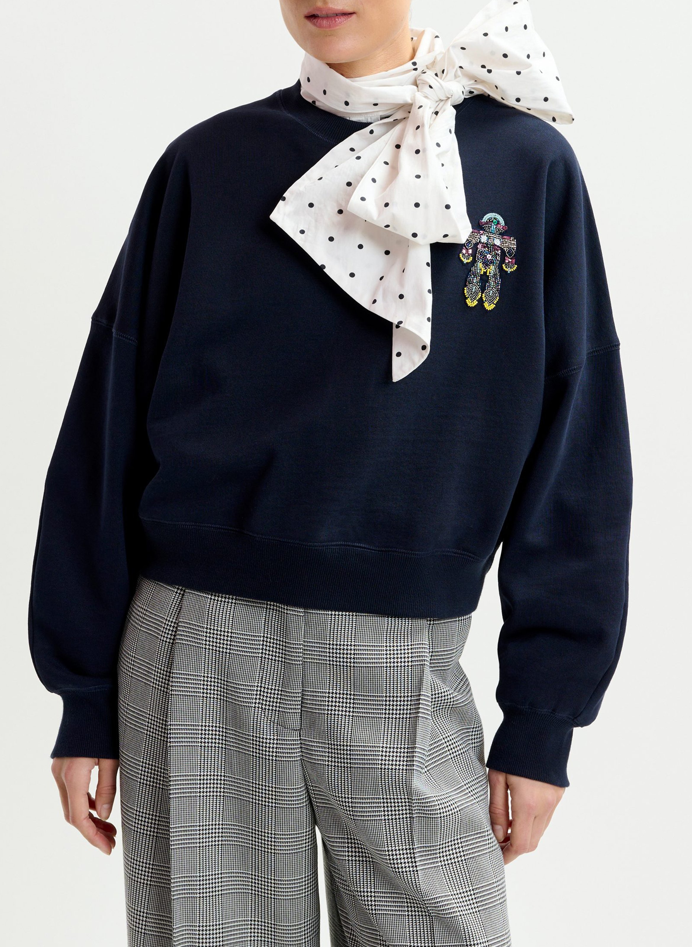 Sweat col rond en coton ibernatus ESSENTIEL ANTWERP Bleu