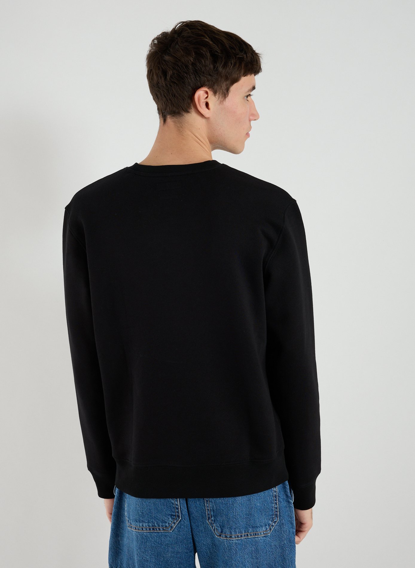 Cotton sweatshirt GUESS Black