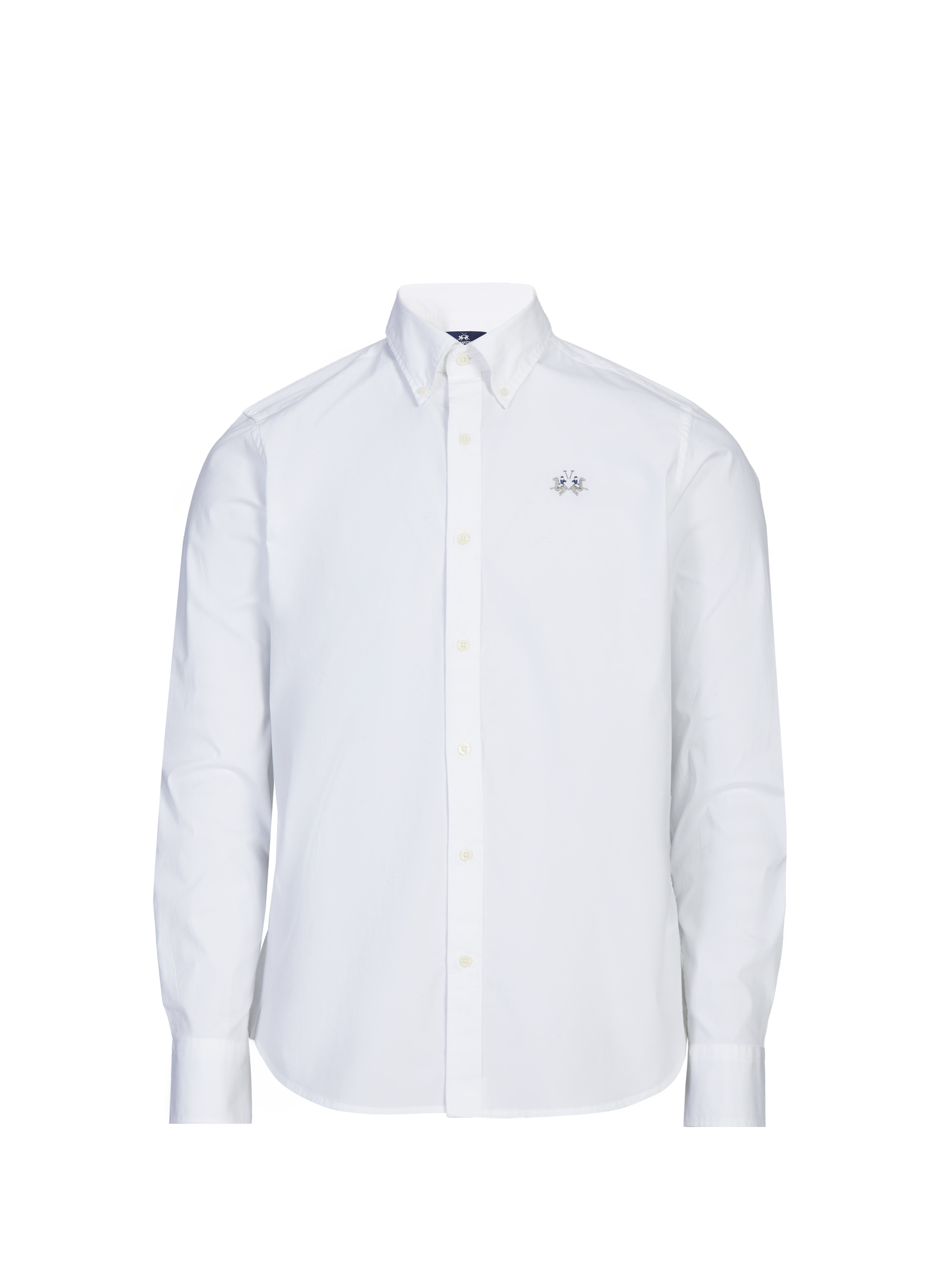 LA MARTINA Chemise en coton slim Blanc