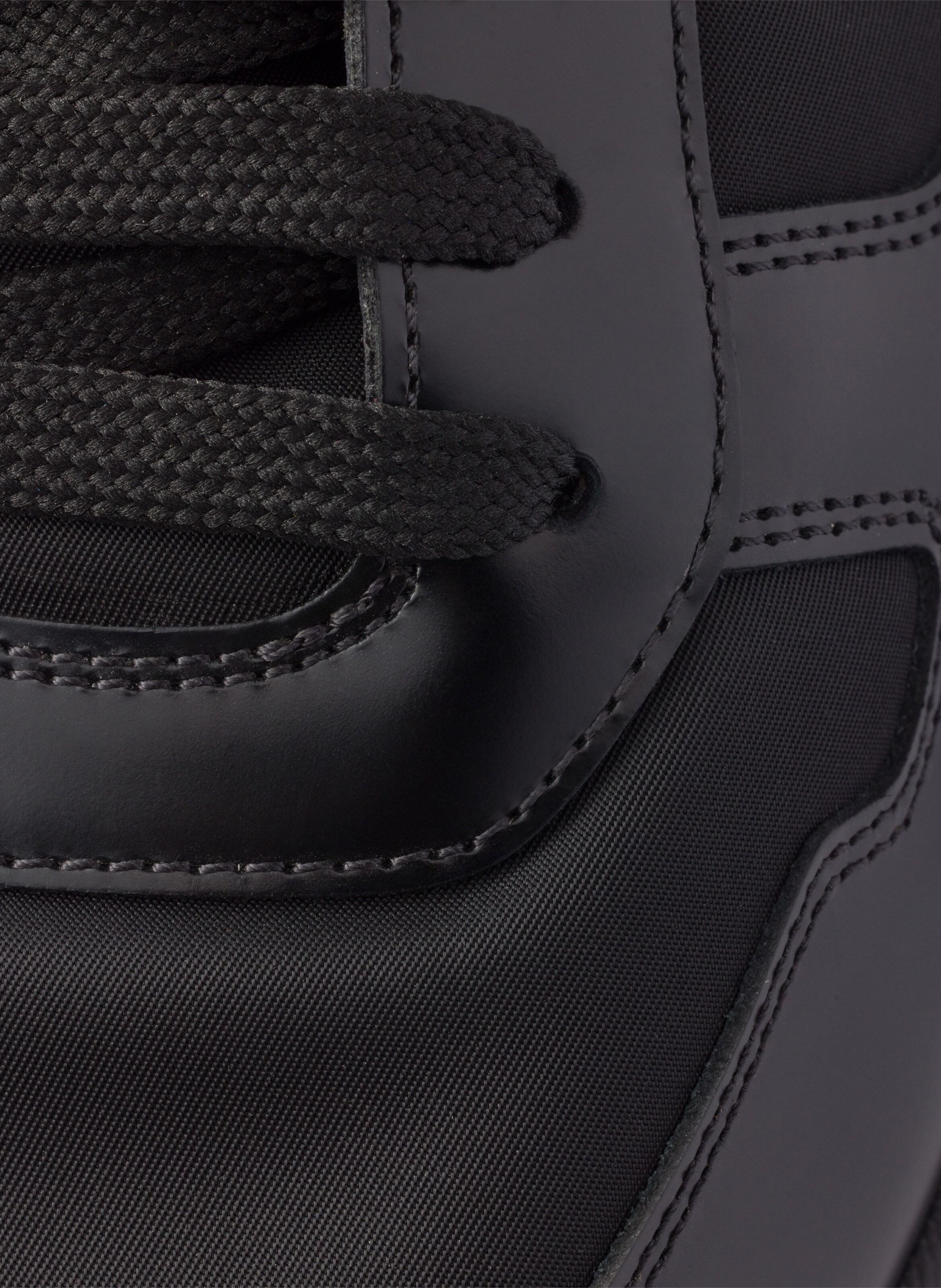 Sneakers prax 01 en cuir brossé et re-nylon PRADA Noir