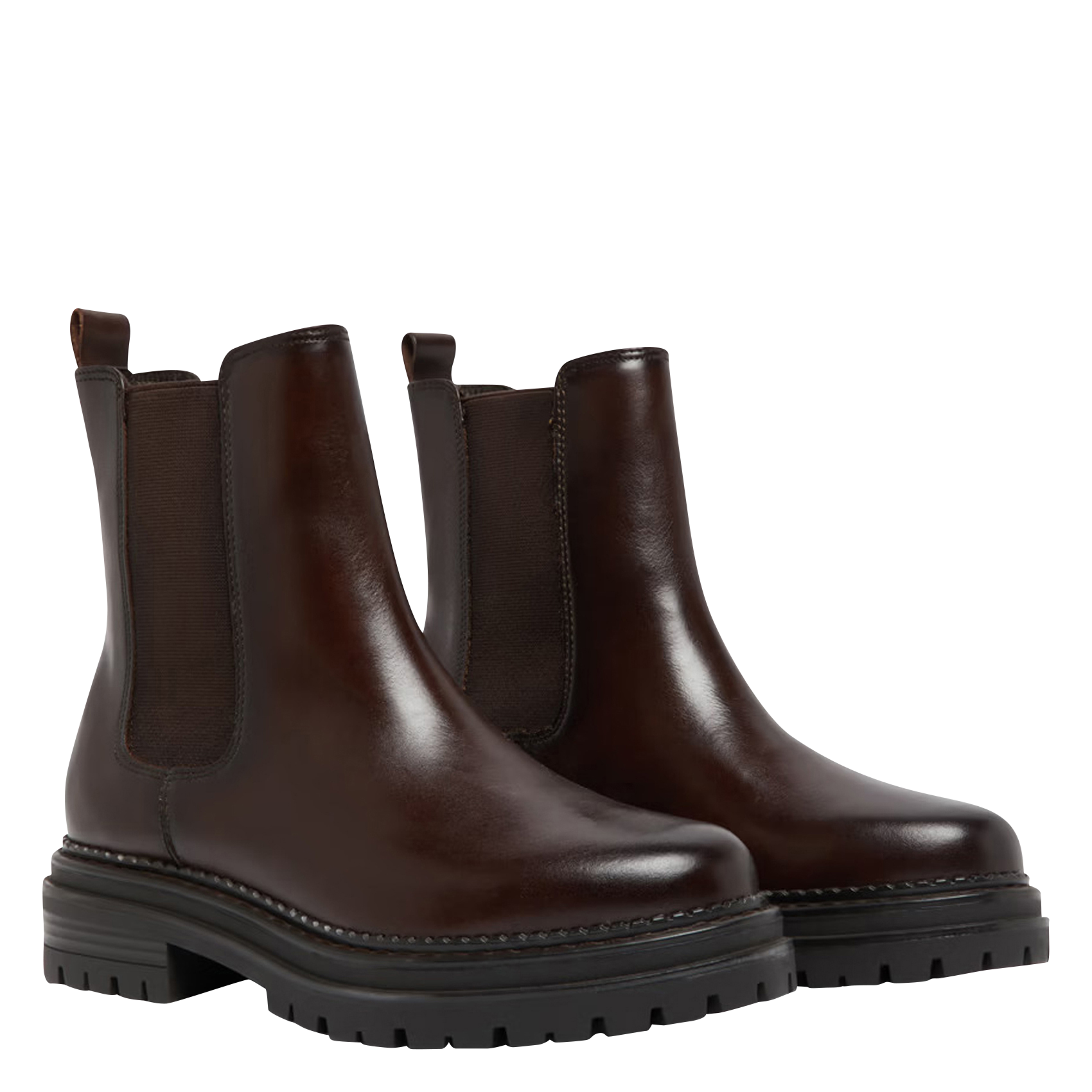 Boots en cuir adalard JONAK Rouge