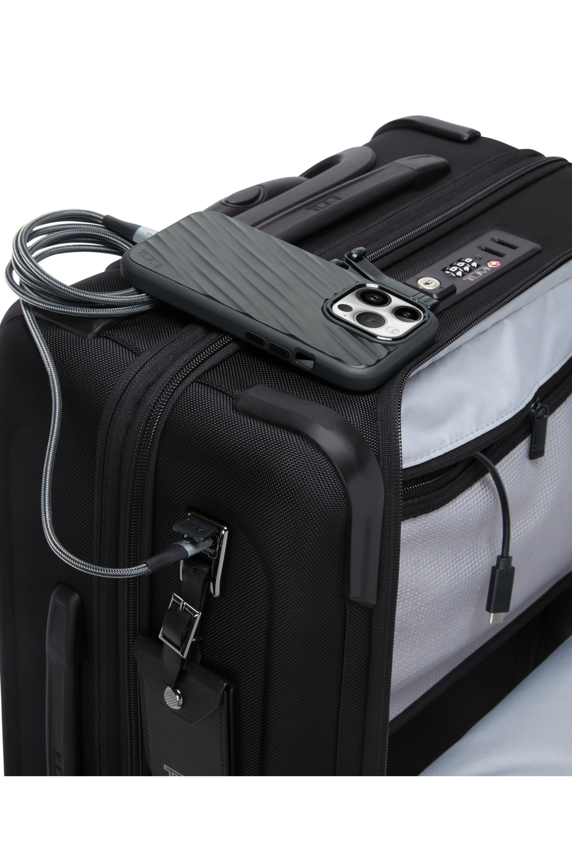 Tumi alpha valise 4 roues taille s TUMI Noir