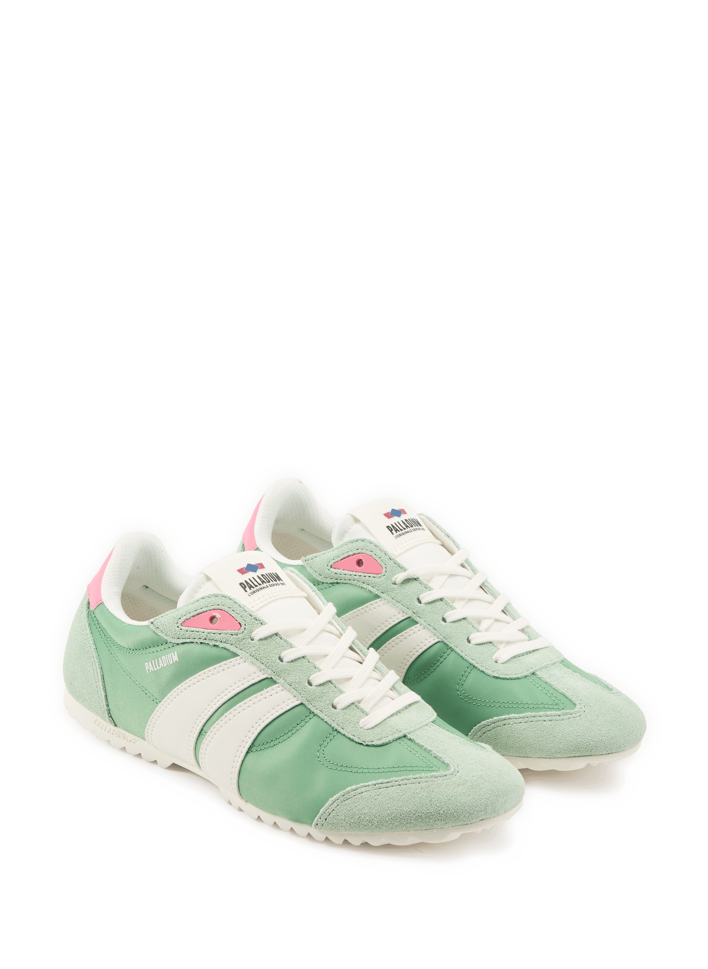 Striped Pallaracer Low-Top Sneakers PALLADIUM Green