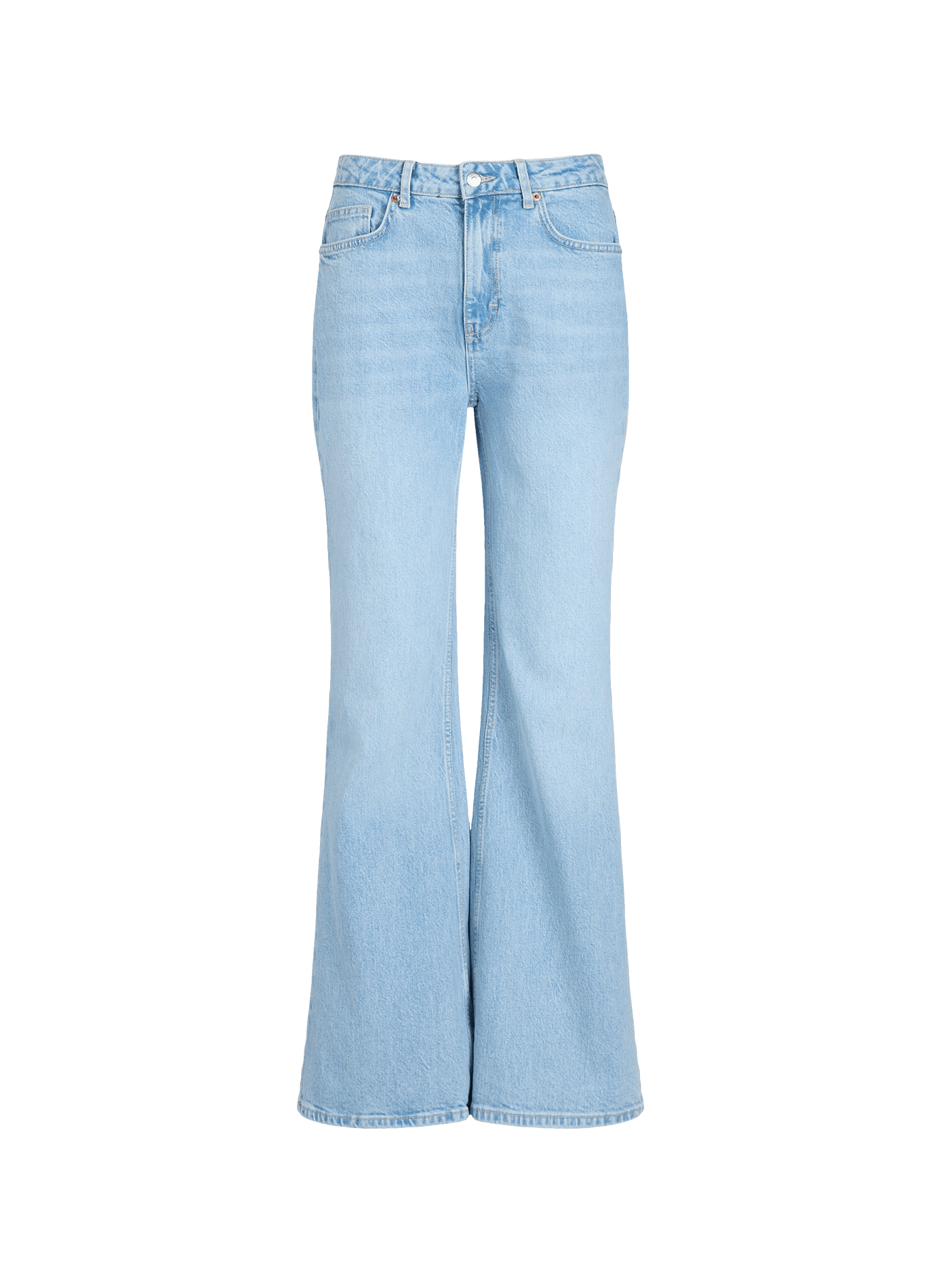 Straight leg jeans Tsmarie in cotton TOPSHOP Beige