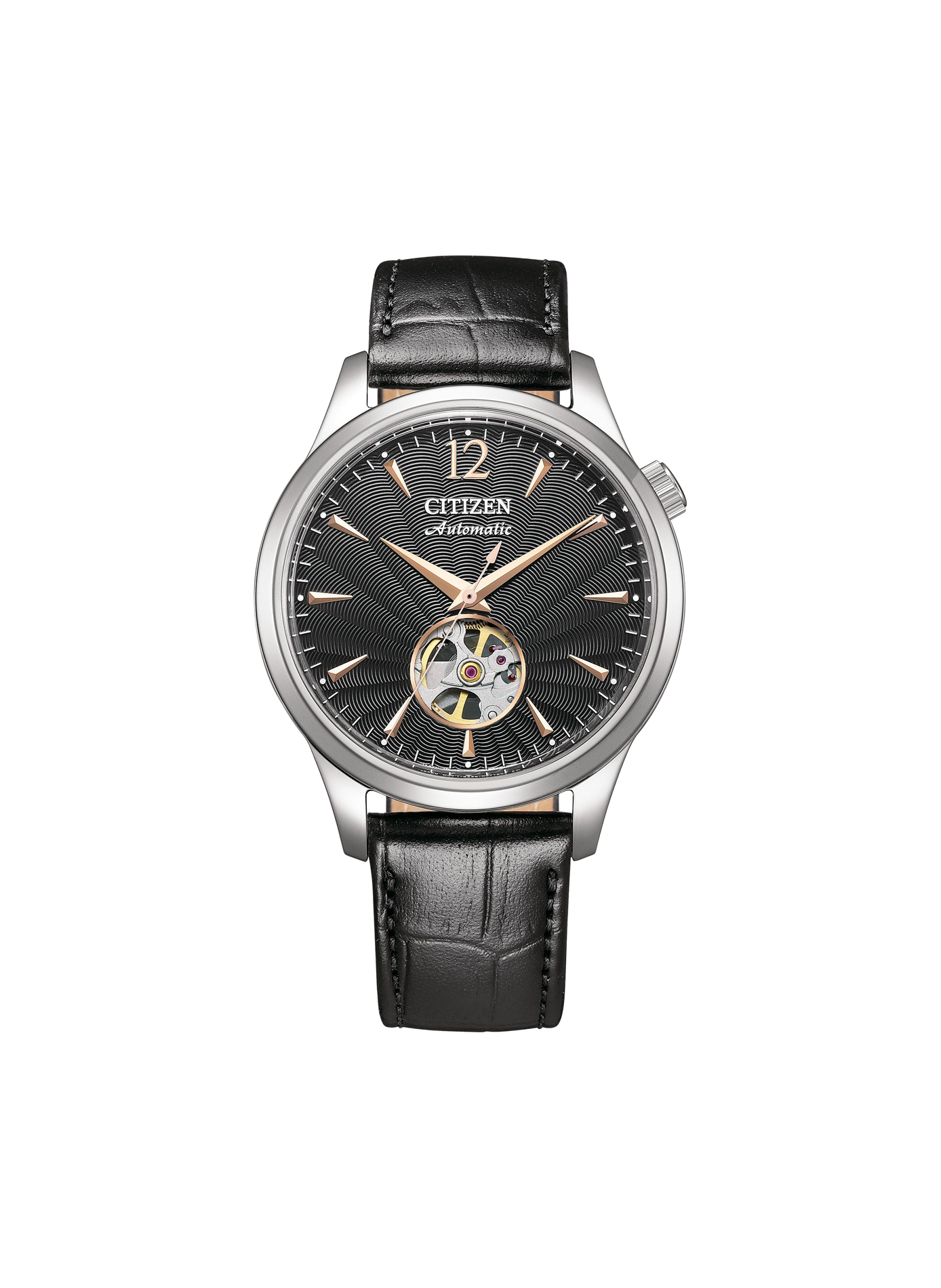 Montre automatique Platform en cuir CITIZEN Noir