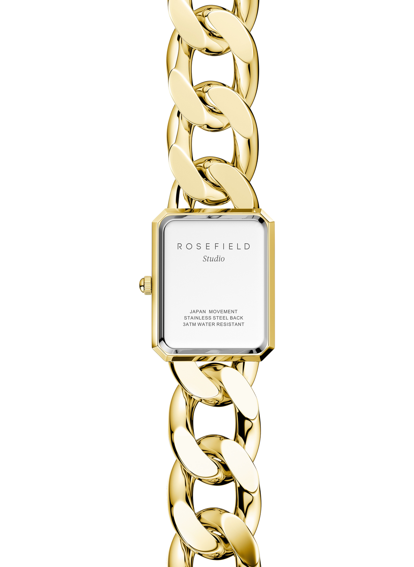 Montre Octagon XS Studio en acier inoxydable ROSEFIELD Blanc