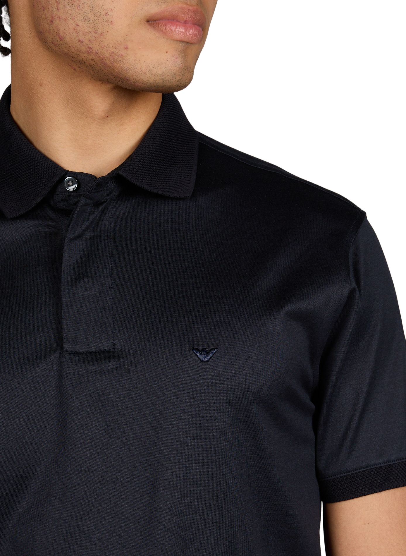 Short-sleeve polo shirt EMPORIO ARMANI Blue