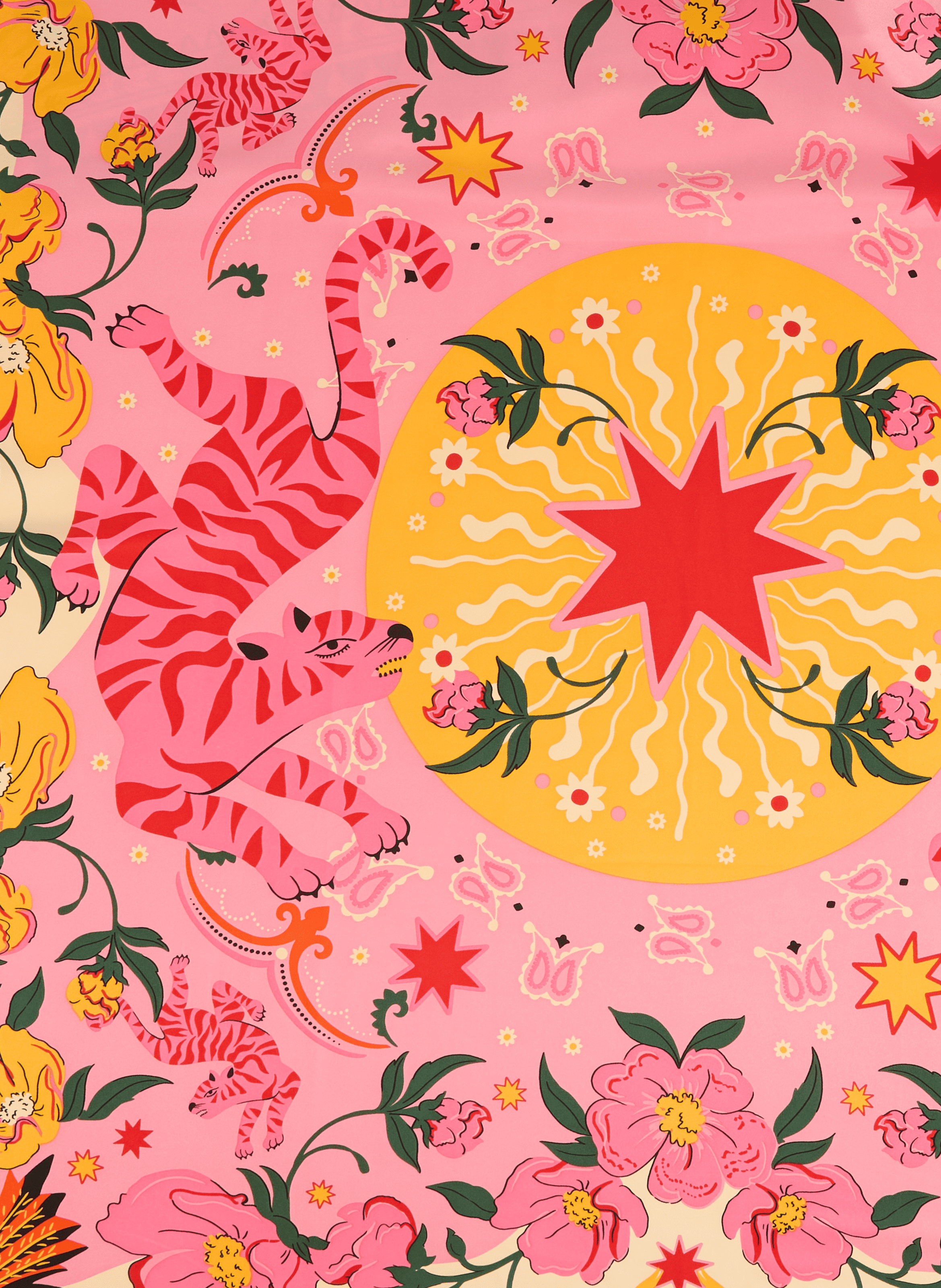 Foulard imprimé Bandidas WILD Rose