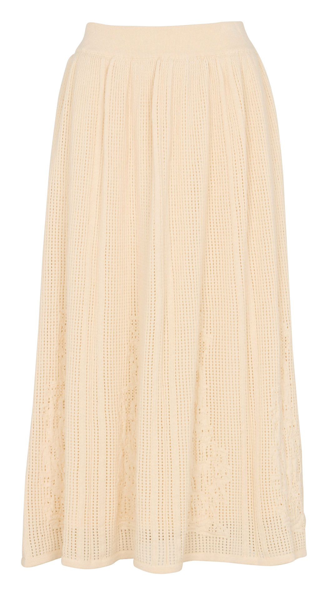Jupe midi en coton oslo MAISON 123 Beige