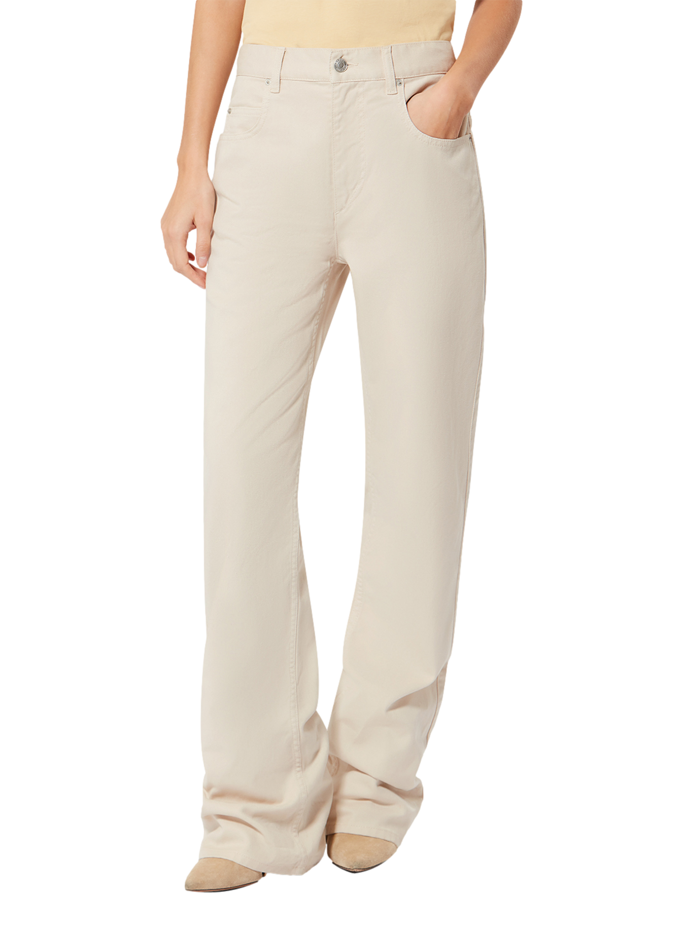 Bootcut denim jeans by Belvira ISABEL MARANT White
