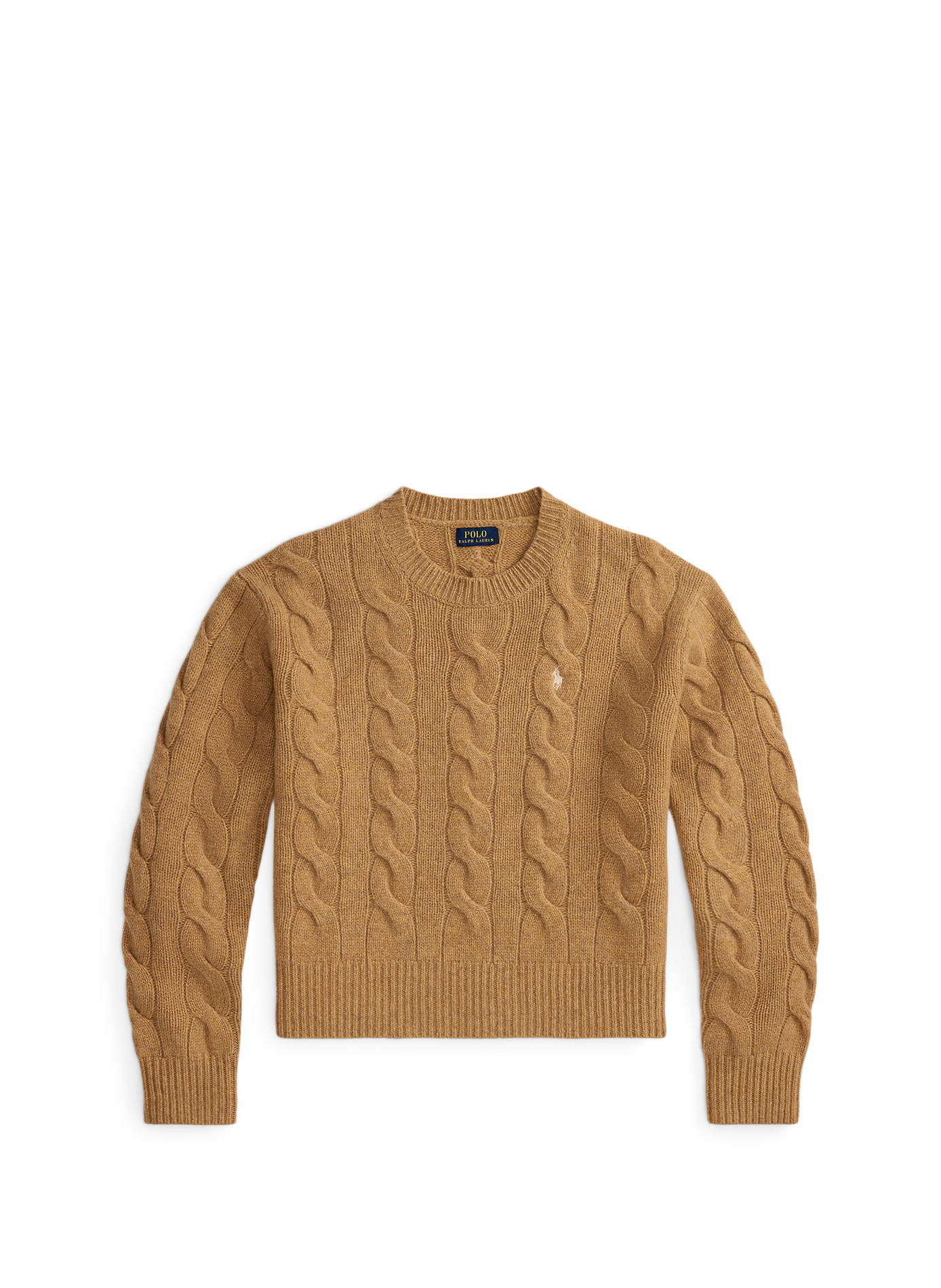 Trui met ronde hals van wol en kasjmier POLO RALPH LAUREN Beige
